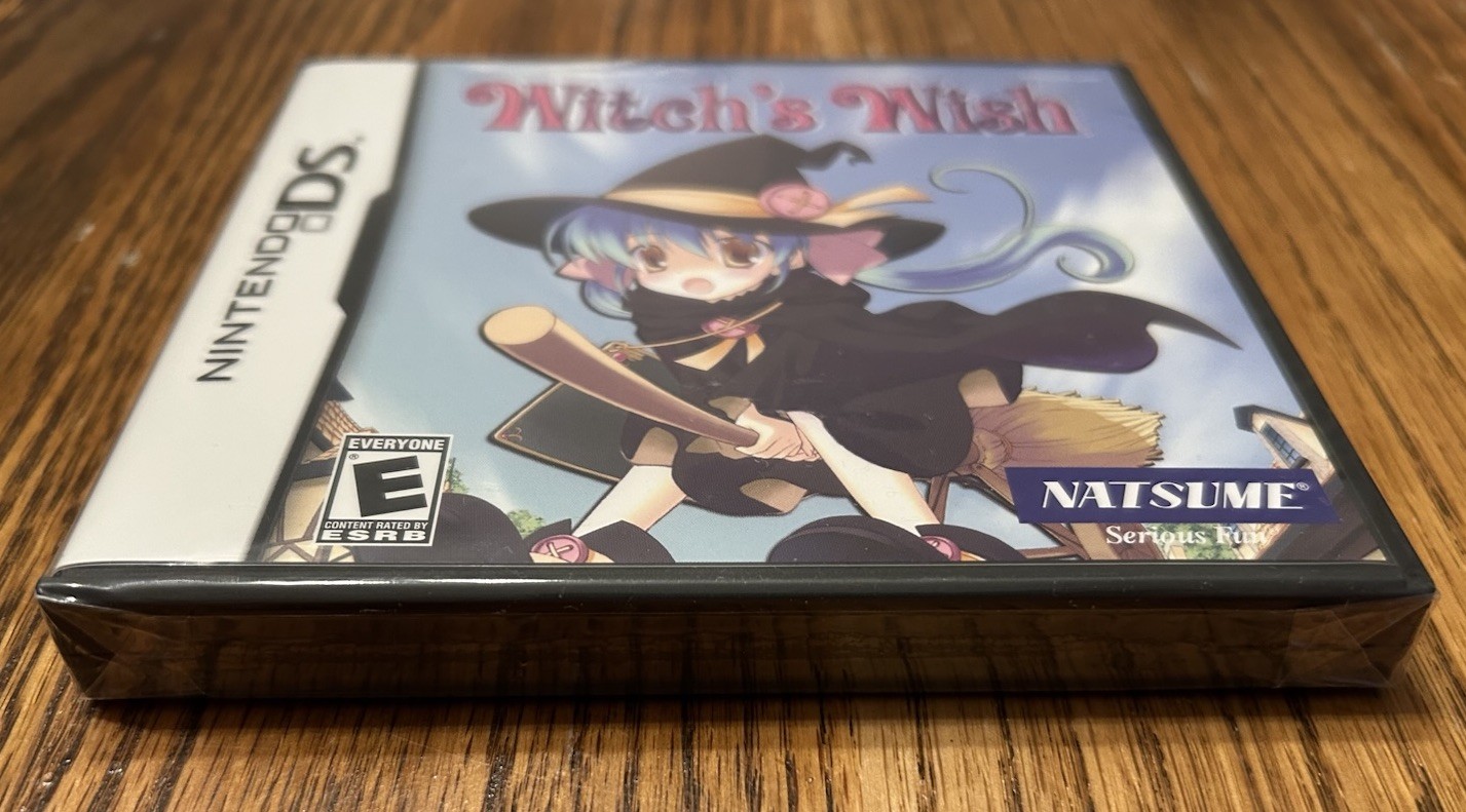 Witch’s Wish (Nintendo DS, 2010) Natsume BRAND NEW FACTORY SEALED!! RARE!