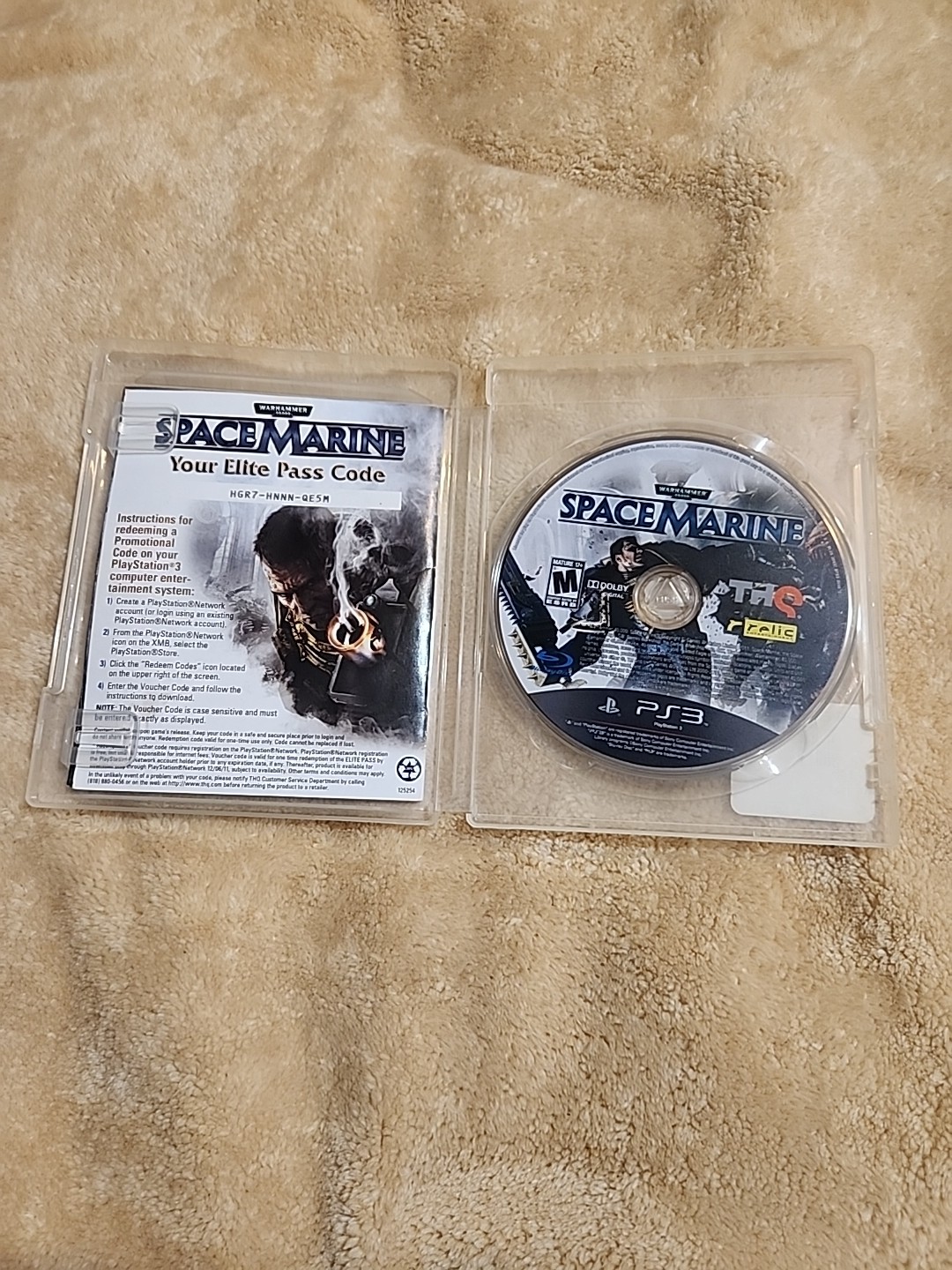 Warhammer 40,000 Spacemarine Playstation 3