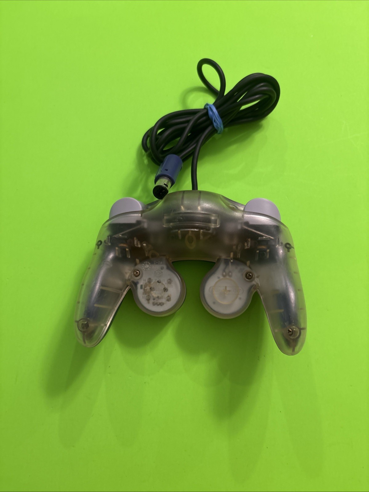 Nintendo GameCube Indigo Purple & Clear Back Controller DOL-003