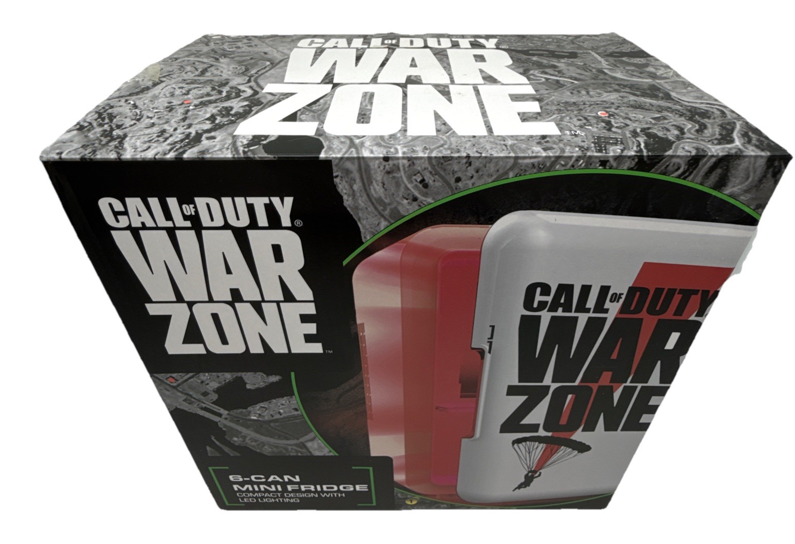 Call Of Duty Warzone Mini Fridge Activision White w/Graphic 6 Can-New Open Box