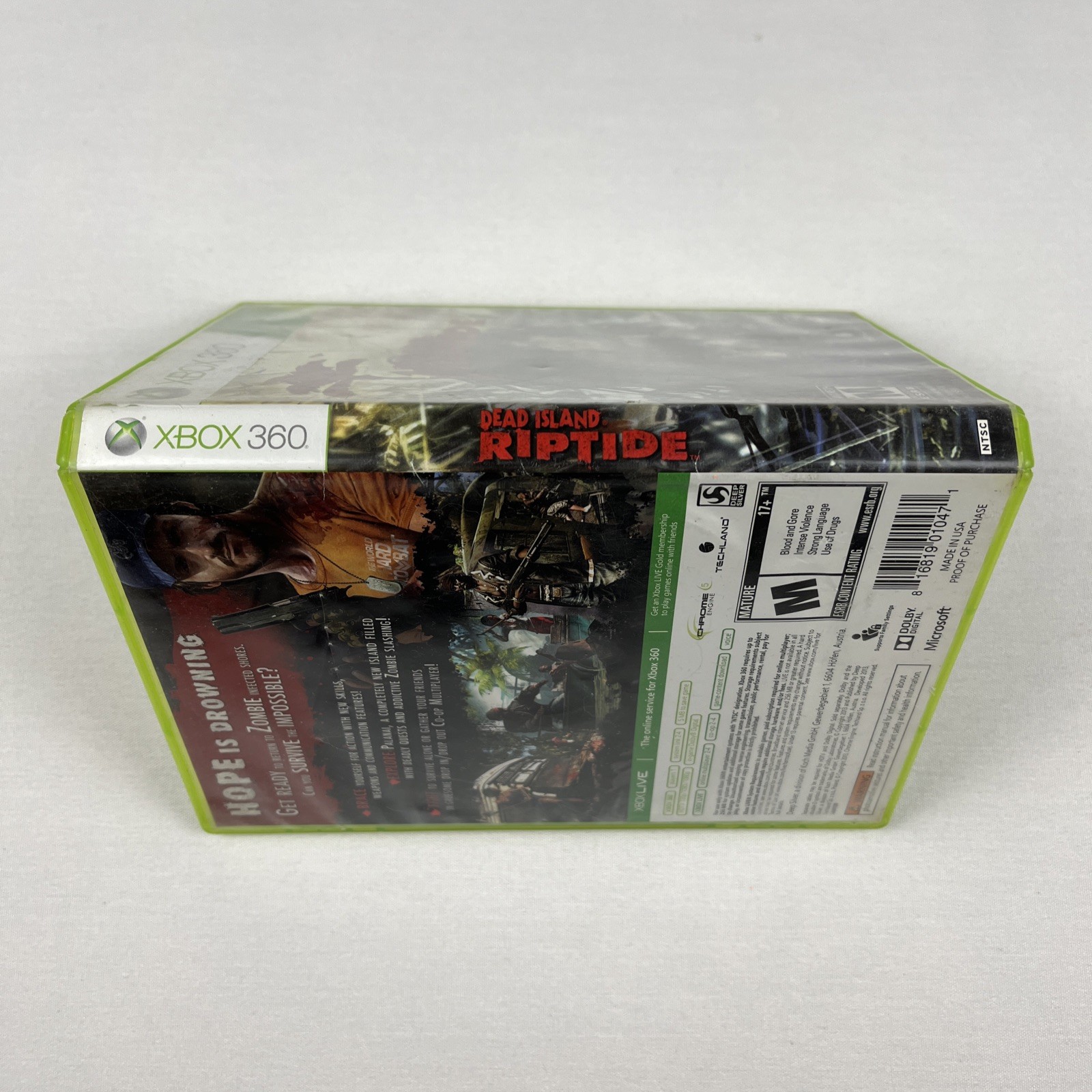 Dead Island: Riptide (Microsoft Xbox 360, 2013) Tested Video Game CIB Complete