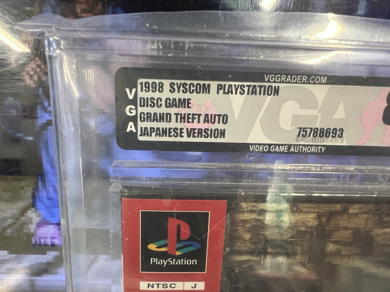1998 PS1 Grand Theft Auto GTA Japan Rare NTSC-J Factory Sealed VGA 85 NM+ POP #1