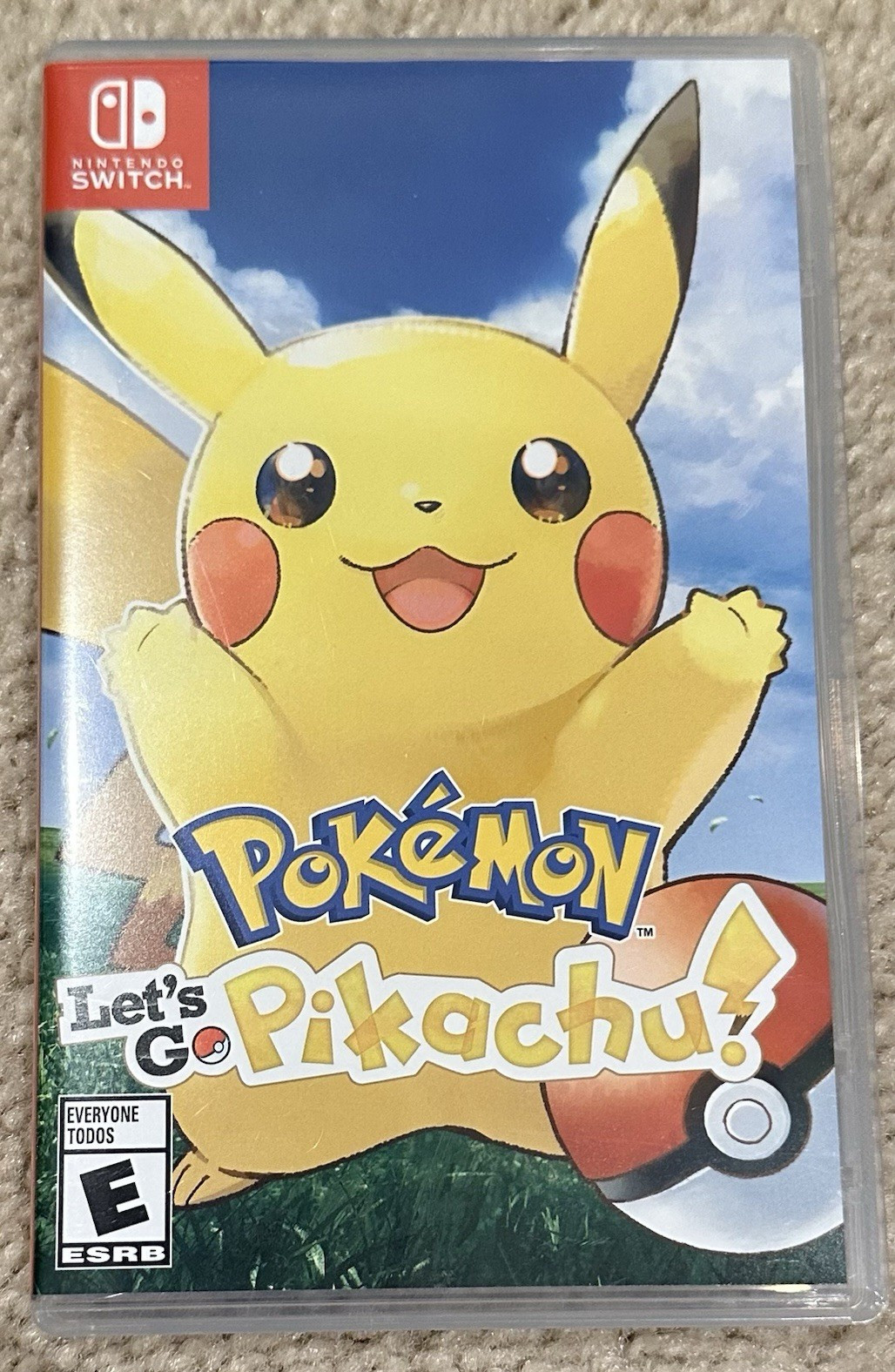 Nintendo Pokémon: Let’s Go, Pikachu! (Switch, 2018) E Multiplayer w/ Case