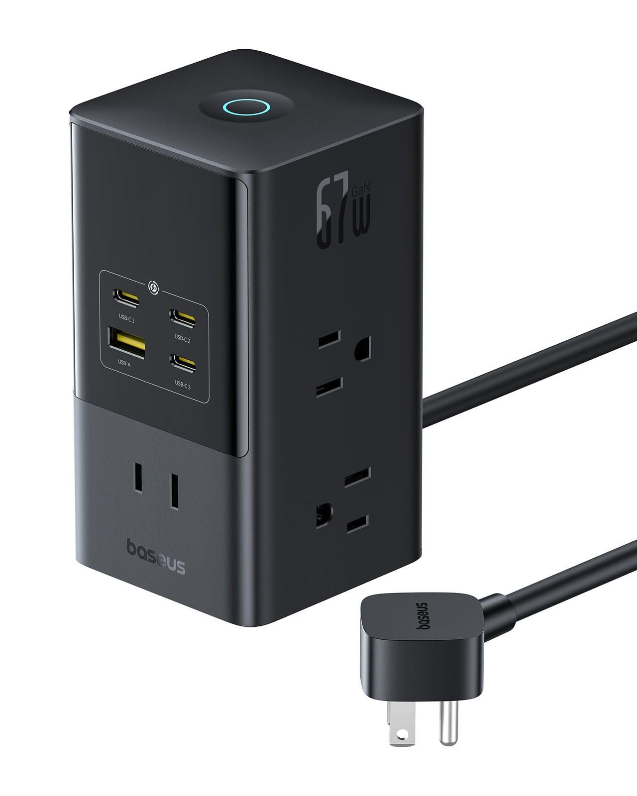 Baseus Charging Station 67W, 10-in-1 USB-C PD Fast Charging Desktop Charger with