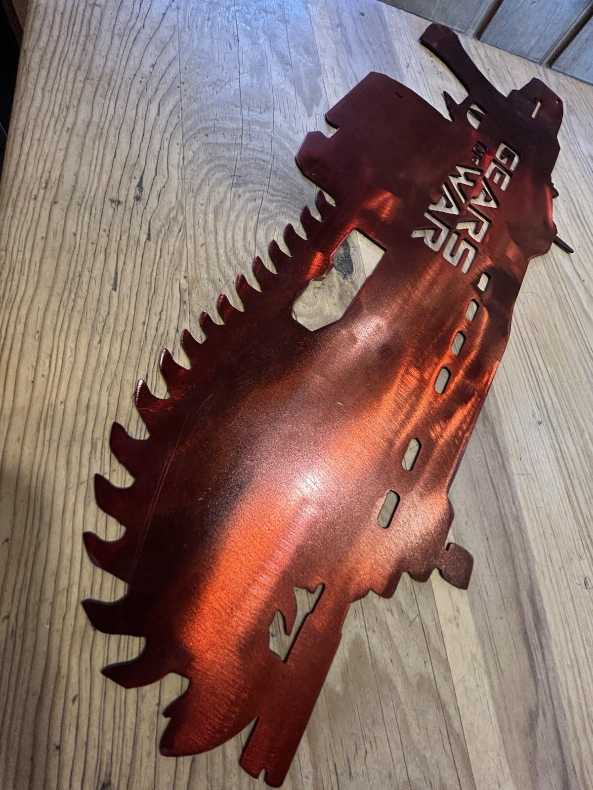 Gears Of War Metal Lancer Sign 22×8”