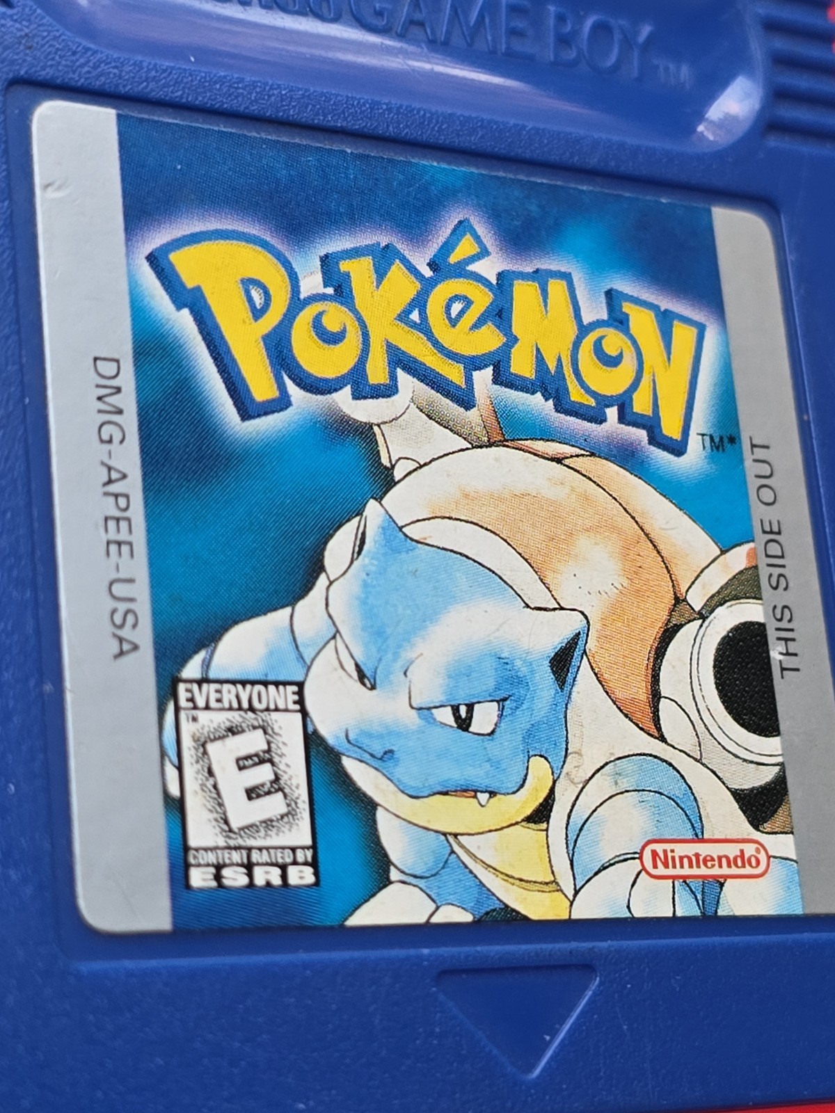 Game Boy Pokemon Blue Red Nintendo GB Original Lot 2 Games Authentic Saves