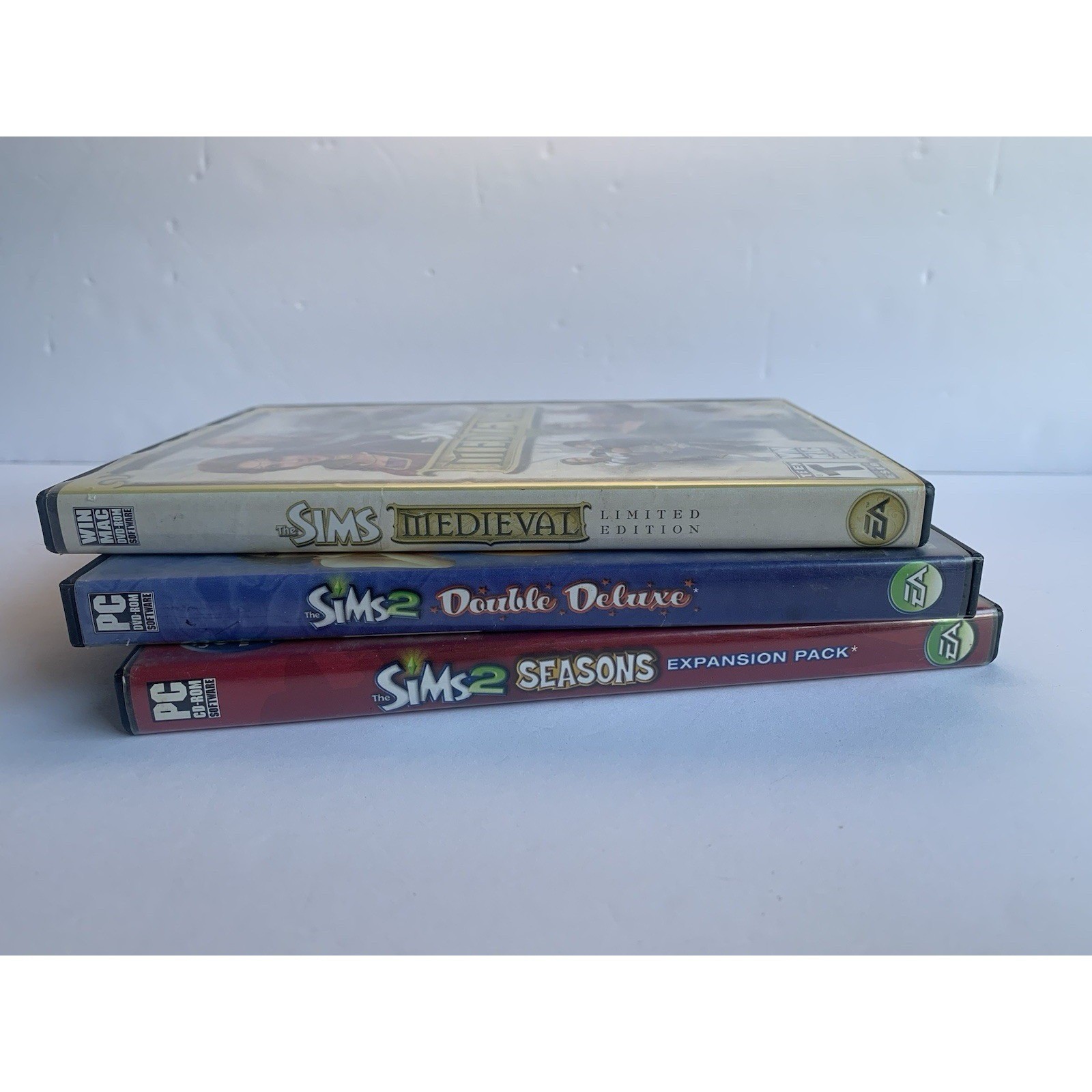 The Sims 2 Double Deluxe Seasons and The Sims Medieval Limited Edition PC Game