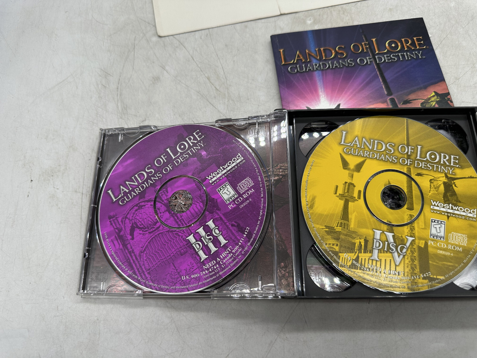 Legends of Lore Guardians of Destiny (PC, 1997, Westwood) NO BOX