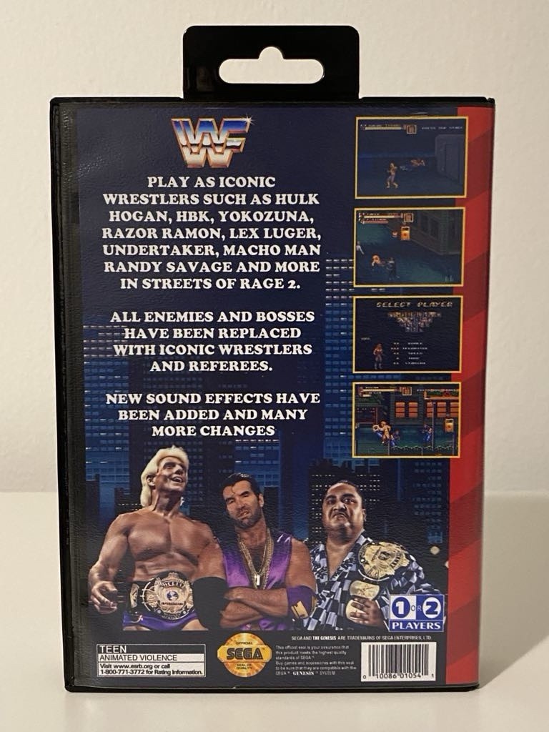 Streets Of Rage 2 WWF Edition (Sega Genesis)