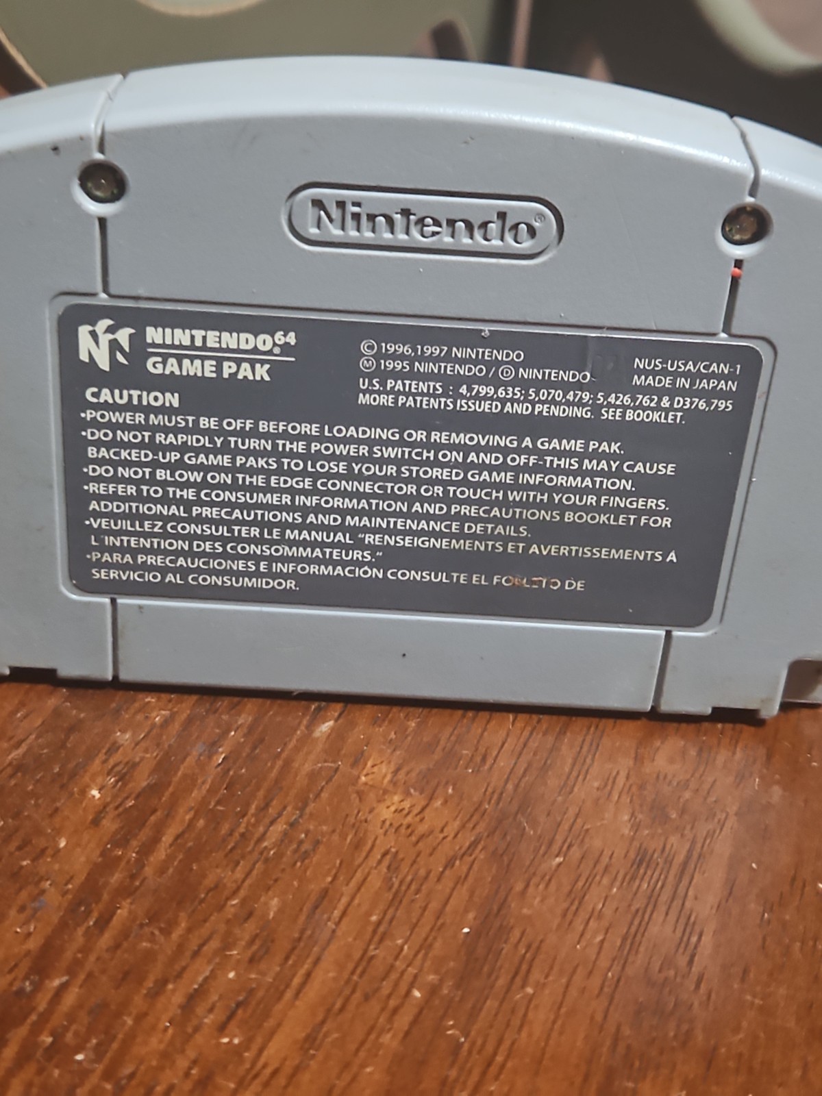 Banjo-Kazooie (Nintendo 64 N64, 1998) Authentic TESTED *Label Wear*