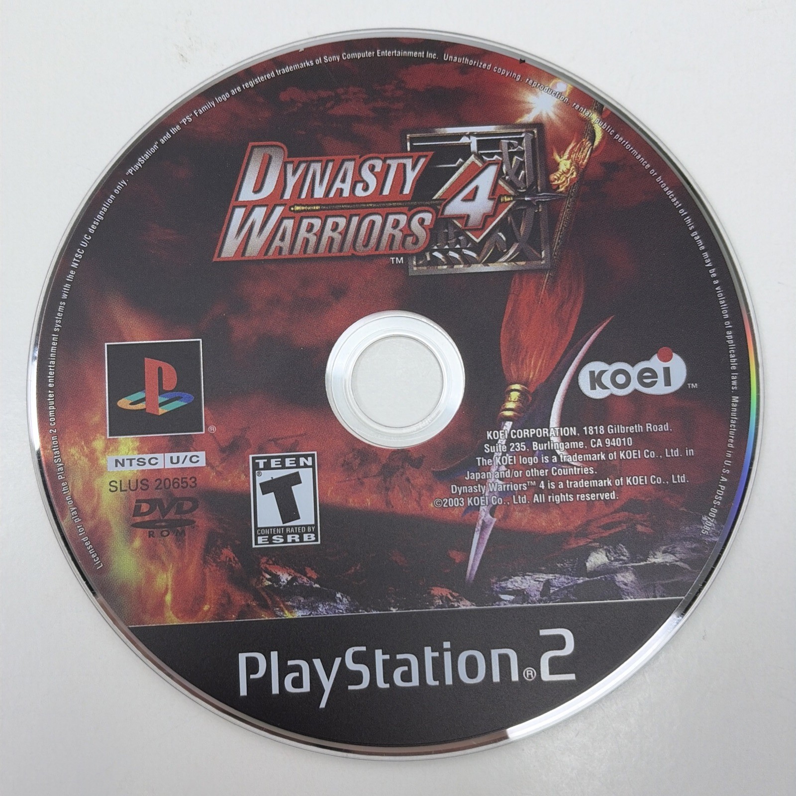 Dynasty Warriors 4 + Samurai Warriors PS2 Lot PlayStation 2 Complete CIB TESTED