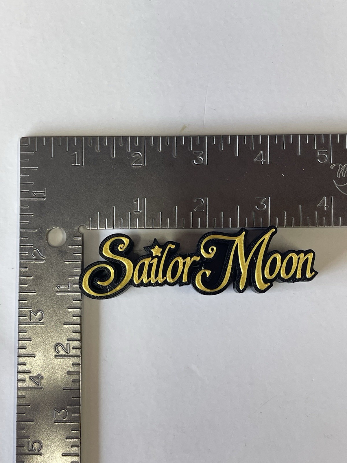SAILORMOON 3D printed Logo Thick Free Standing Shelf Display