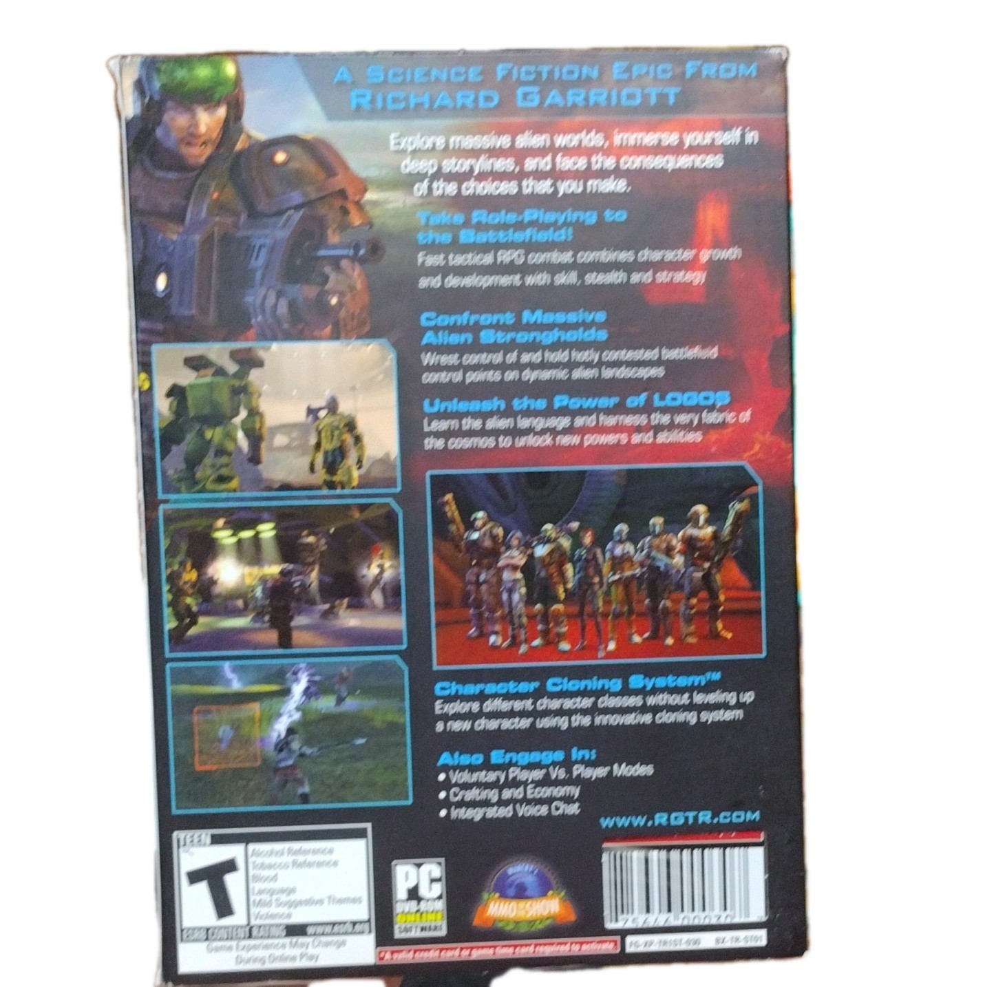 NCsoft Richard Garriott’s Tabula Rasa PC DVD-ROM Plus Pre-Order Bonus Online NEW