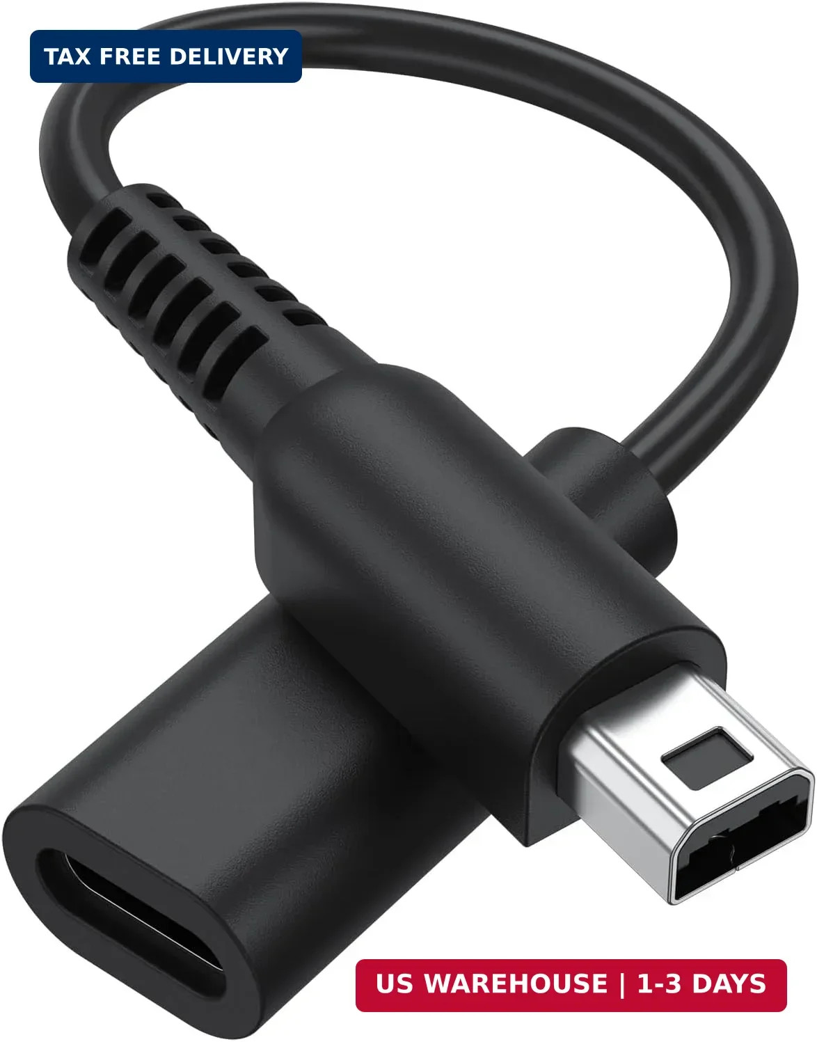 Mugust USB C Charging Cable Adapter for Nintendo New 3DS XL/New 3DS/3DS XL/3DS/N