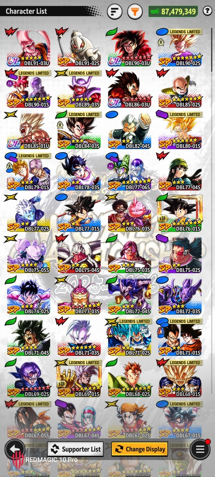 🔥TOP 2026 ANDROID dragonball legends Goku 4 UR 14 Goku UR 14 Vegeta SS4 UR 14