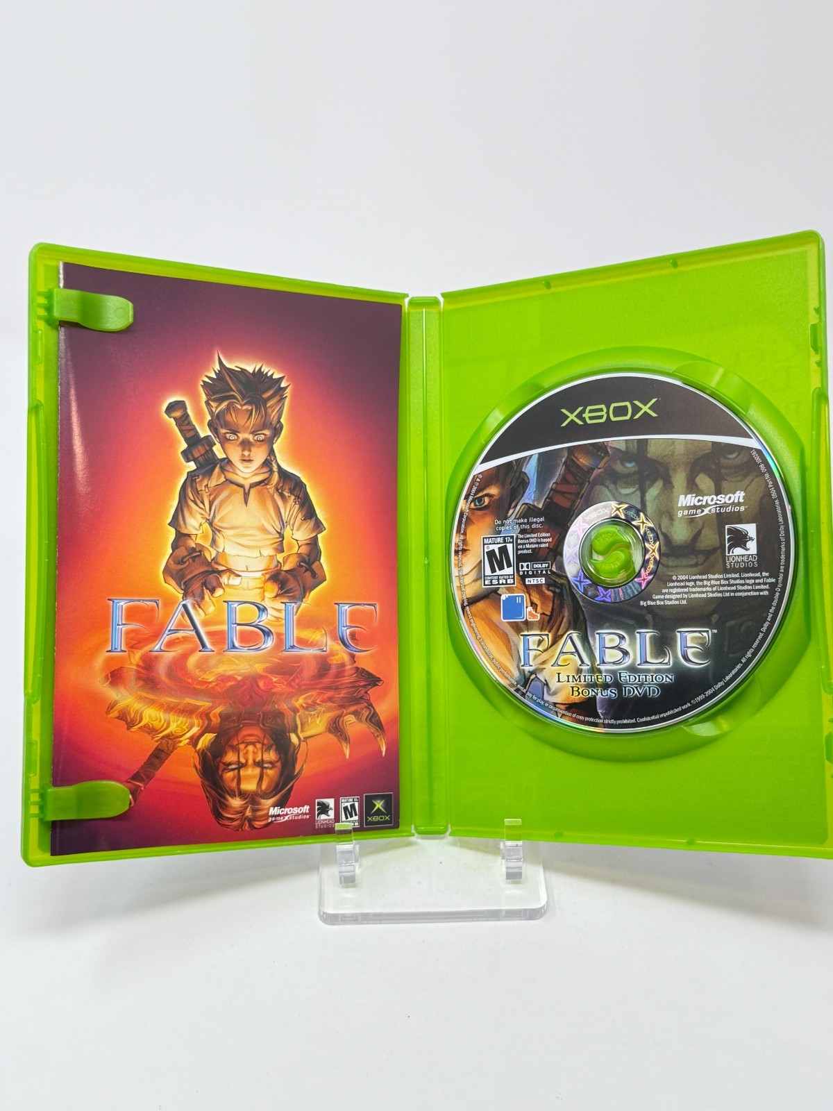 Fable [Limited Edition Bonus DVD] Xbox CIB Tested Working