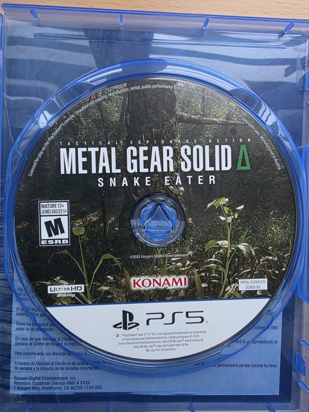 Metal Gear Solid Delta: Snake Eater & Master Collection Vol.1 PlayStation 5 PS5