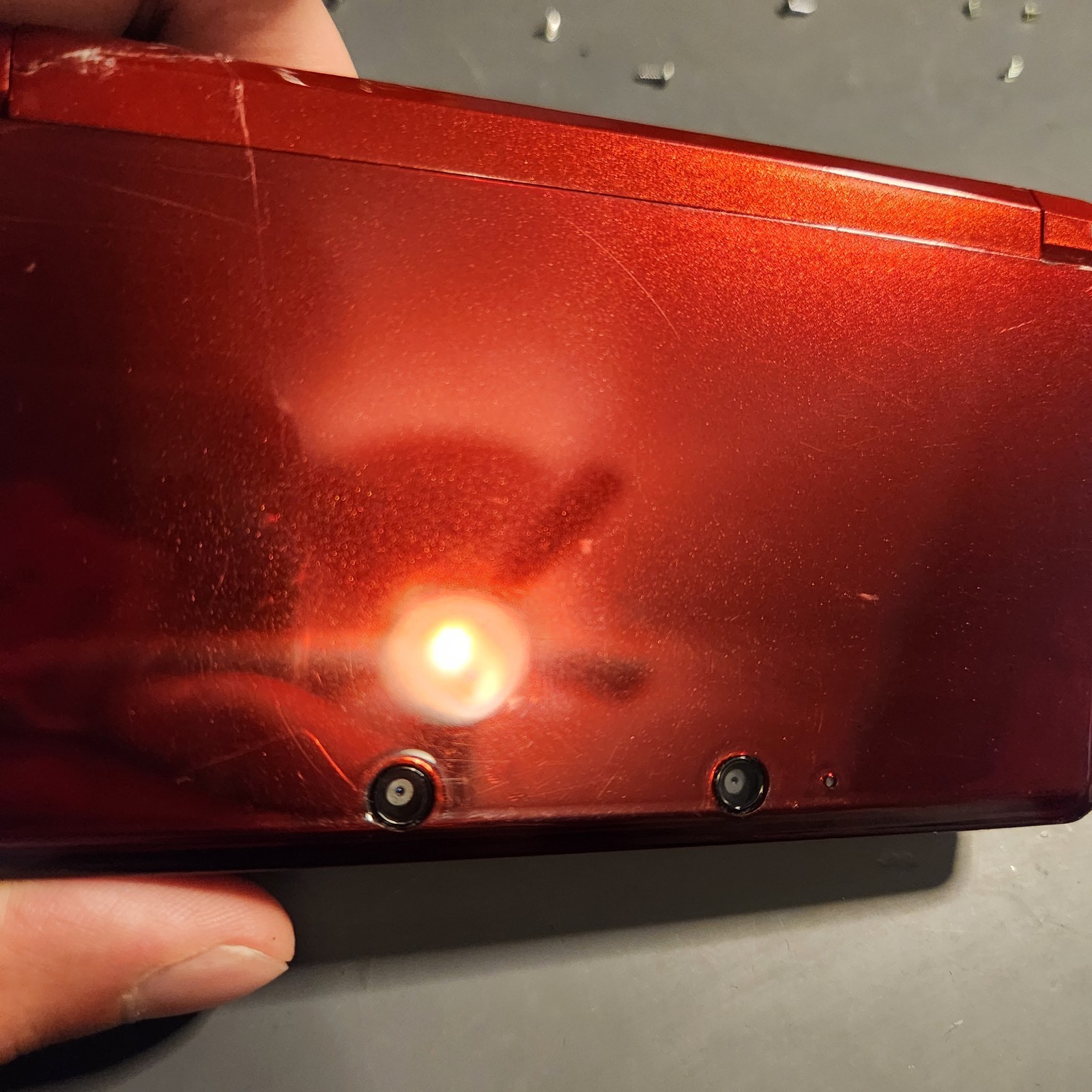 Nintendo 3DS Handheld Game Console Flame Red