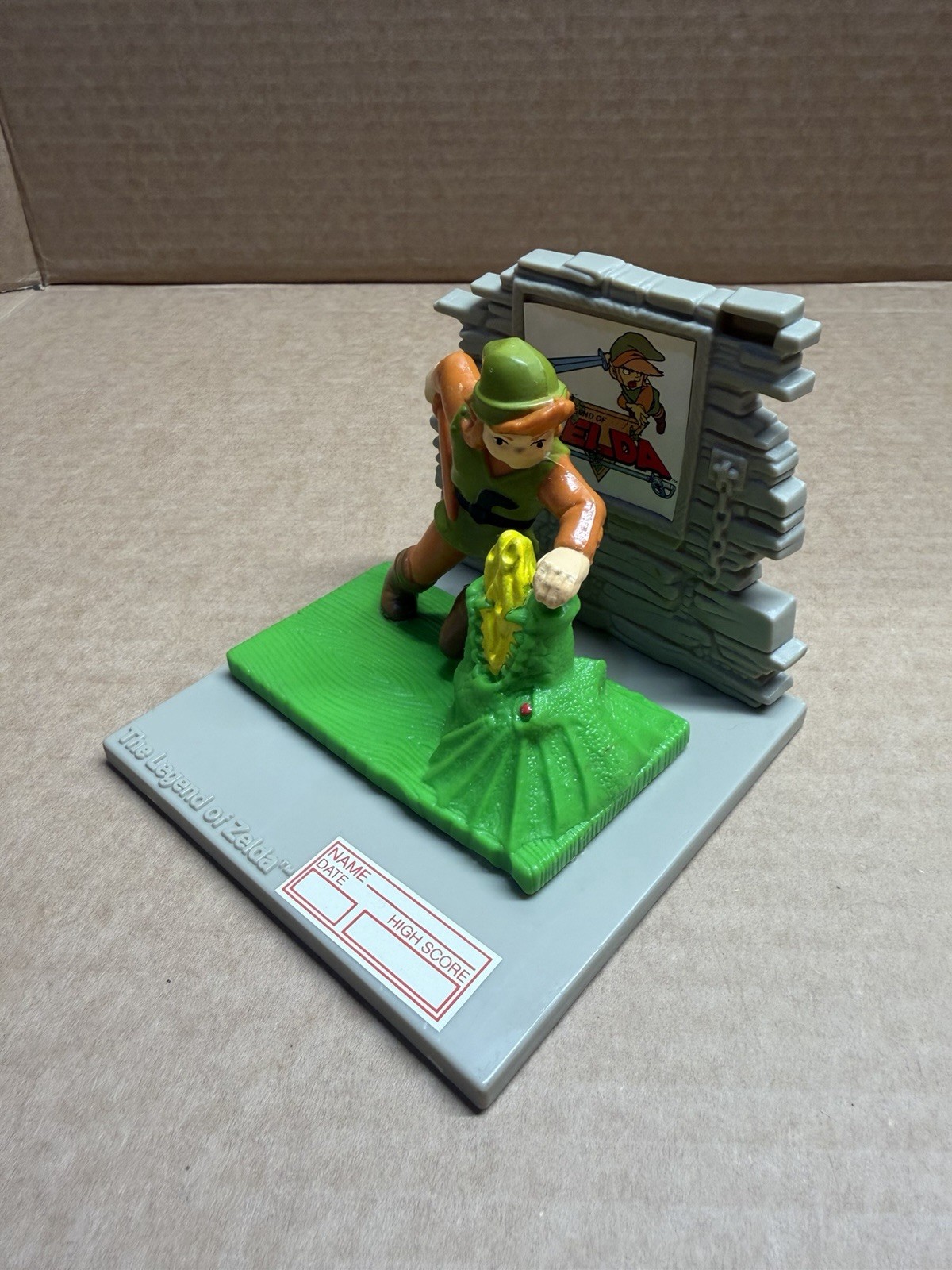 1988 Nintendo Hasbro Legend of Zelda “Link fights the head of Gleeok”display