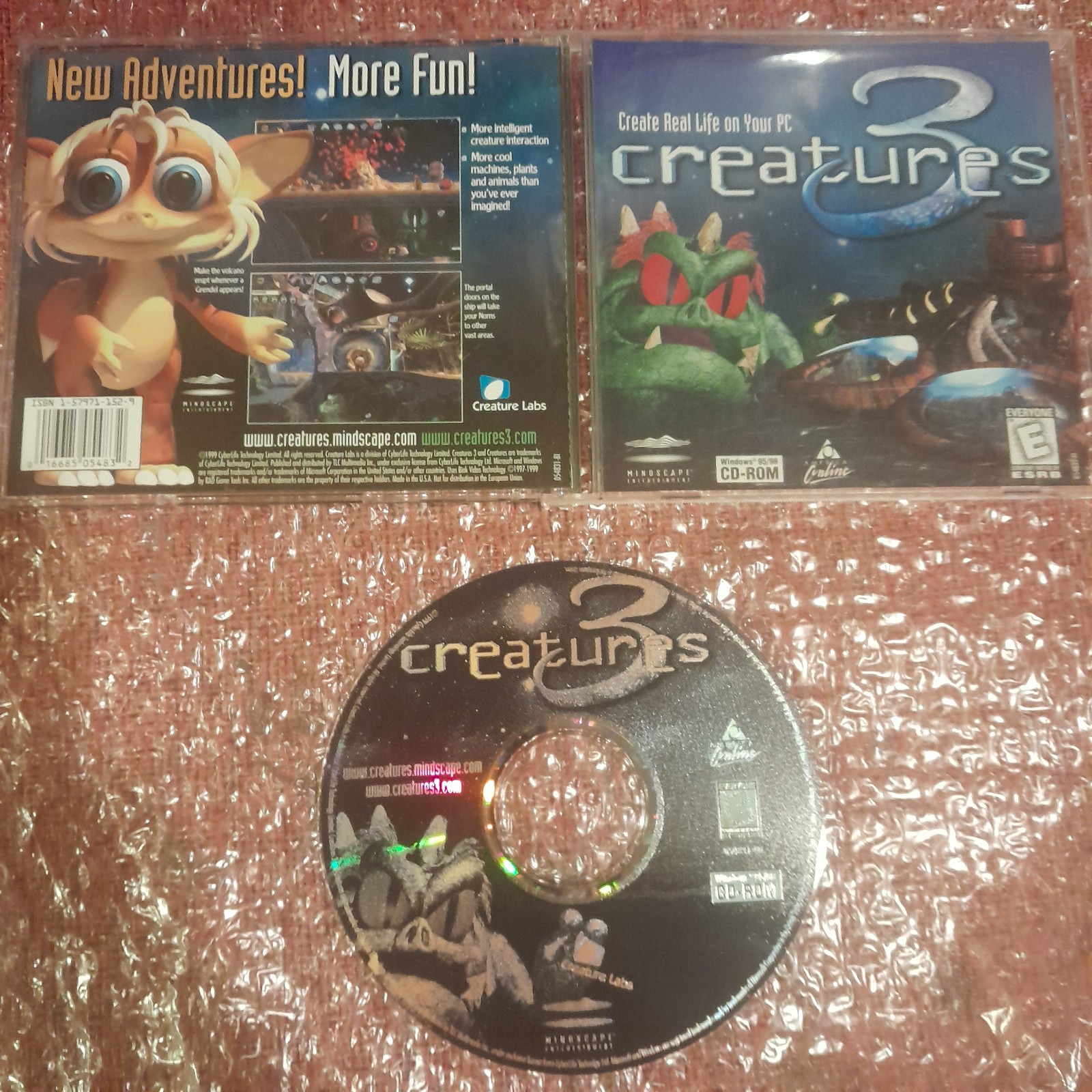 pc, videogame bundle lot, 9 total, cd-rom/dos collection, conditions vary