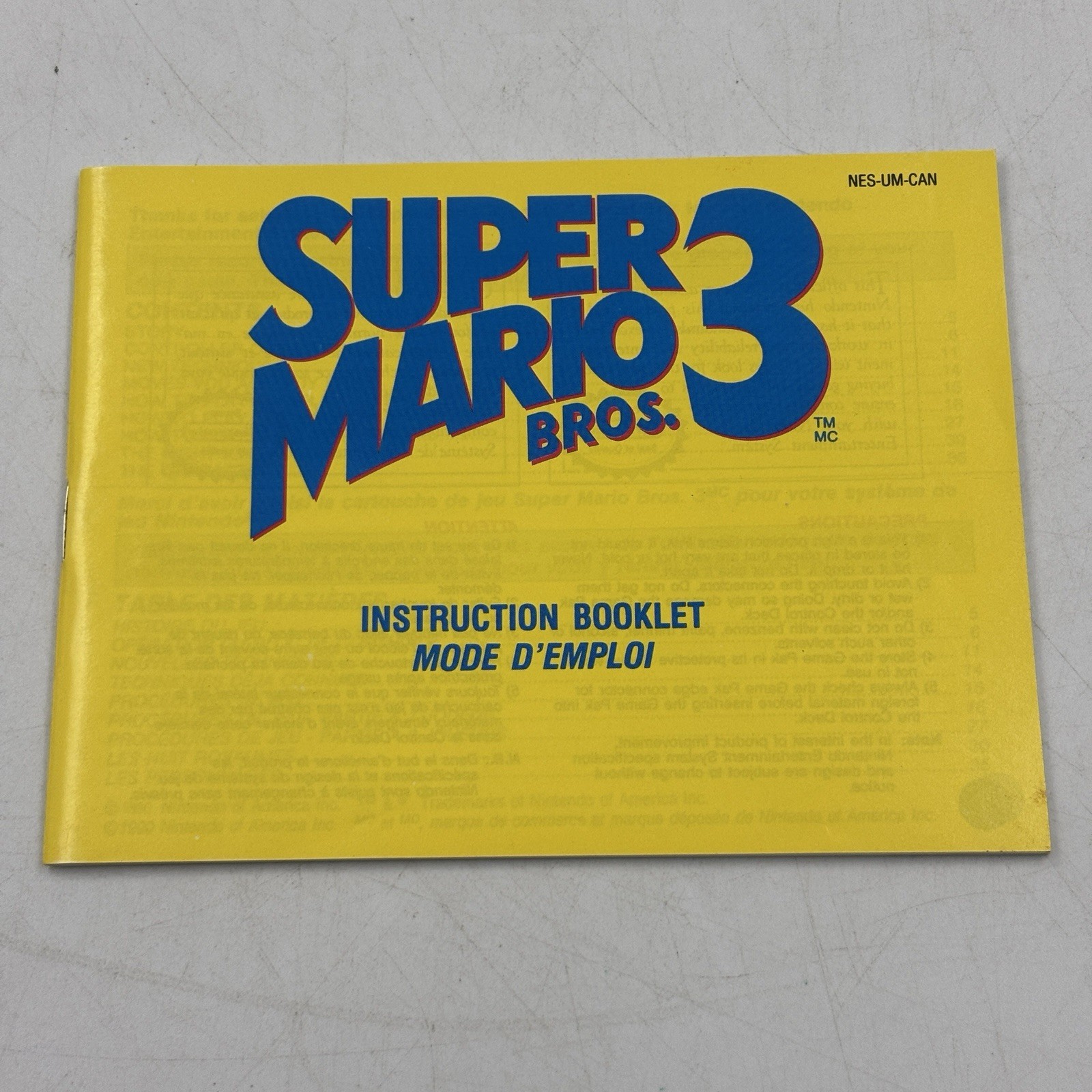 Super Mario Bros 3 RARE Canadian Version Oval Seal Nintendo NES CIB Near Mint