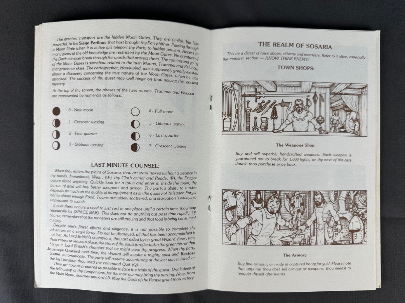 Vintage Apple II RPG Origin Systems Ultima III – Exodus