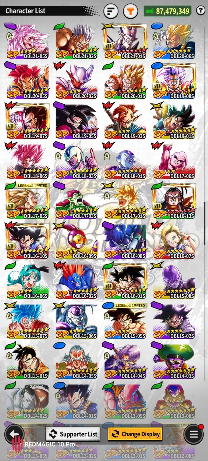 🔥TOP 2026 ANDROID dragonball legends Goku 4 UR 14 Goku UR 14 Vegeta SS4 UR 14