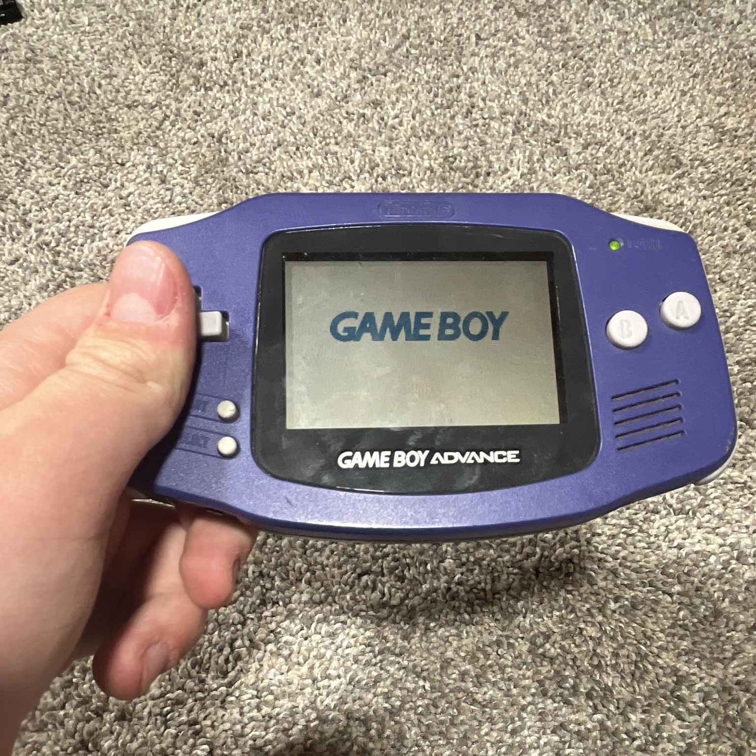 Game Boy Advance w/ LEGO Star Wars. Batteries not included.