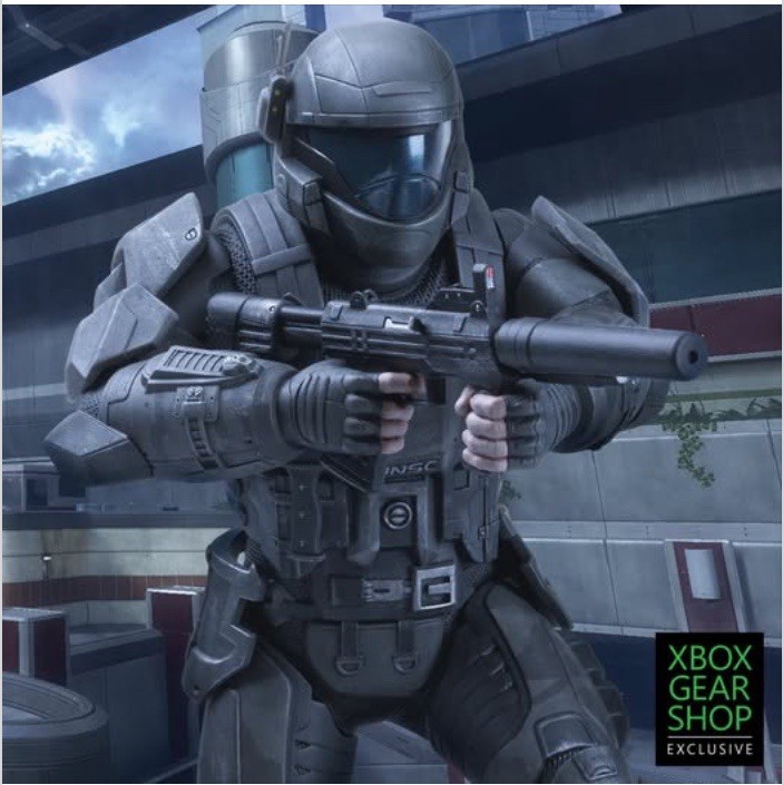 Halo 3: ODST Buck PVC Statue Dark Horse ARTIST PRINT A/P #15/40 Rare XBOX EX