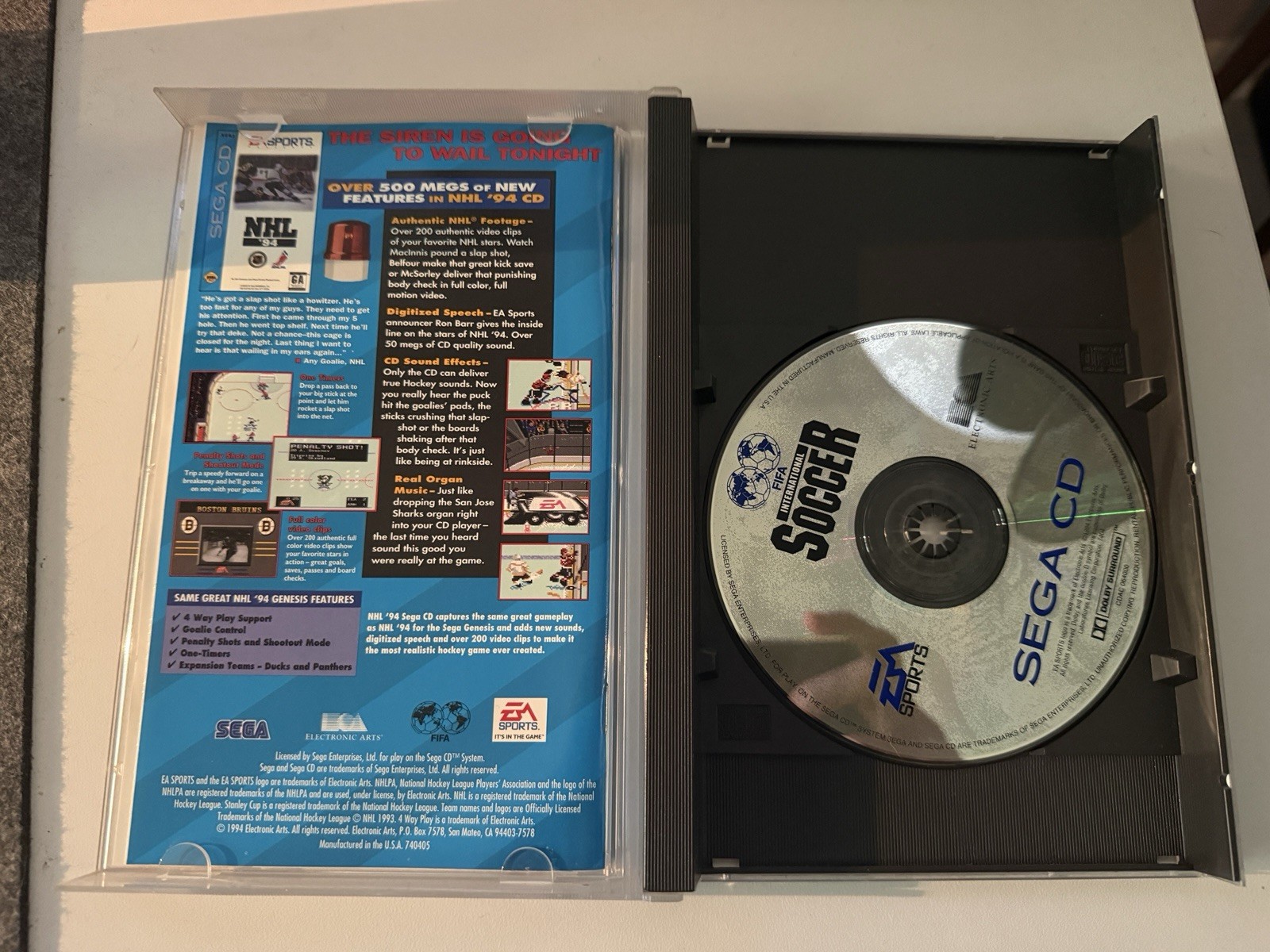 Sega CD Sports Game Bundle – Lot of 8 – CIB