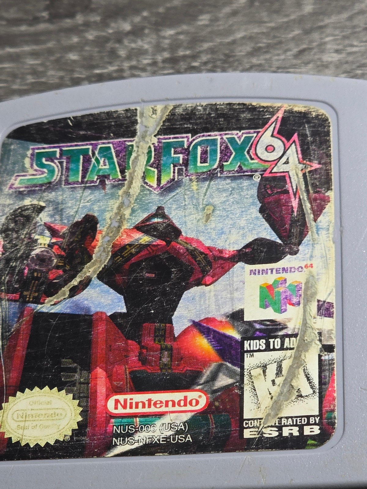 Star Fox 64 (Nintendo 64, 1997) N64 Cart Only TESTED (Broken Clip)