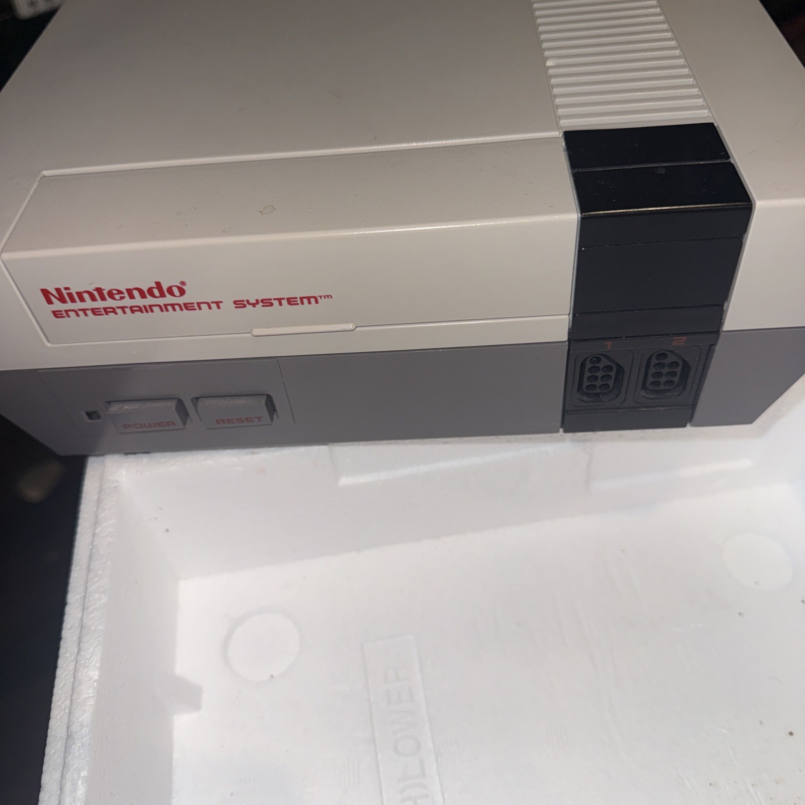 Nintendo NES-001 Console W/ Mario Duck Hunt Controller Light Gun Tested CIB