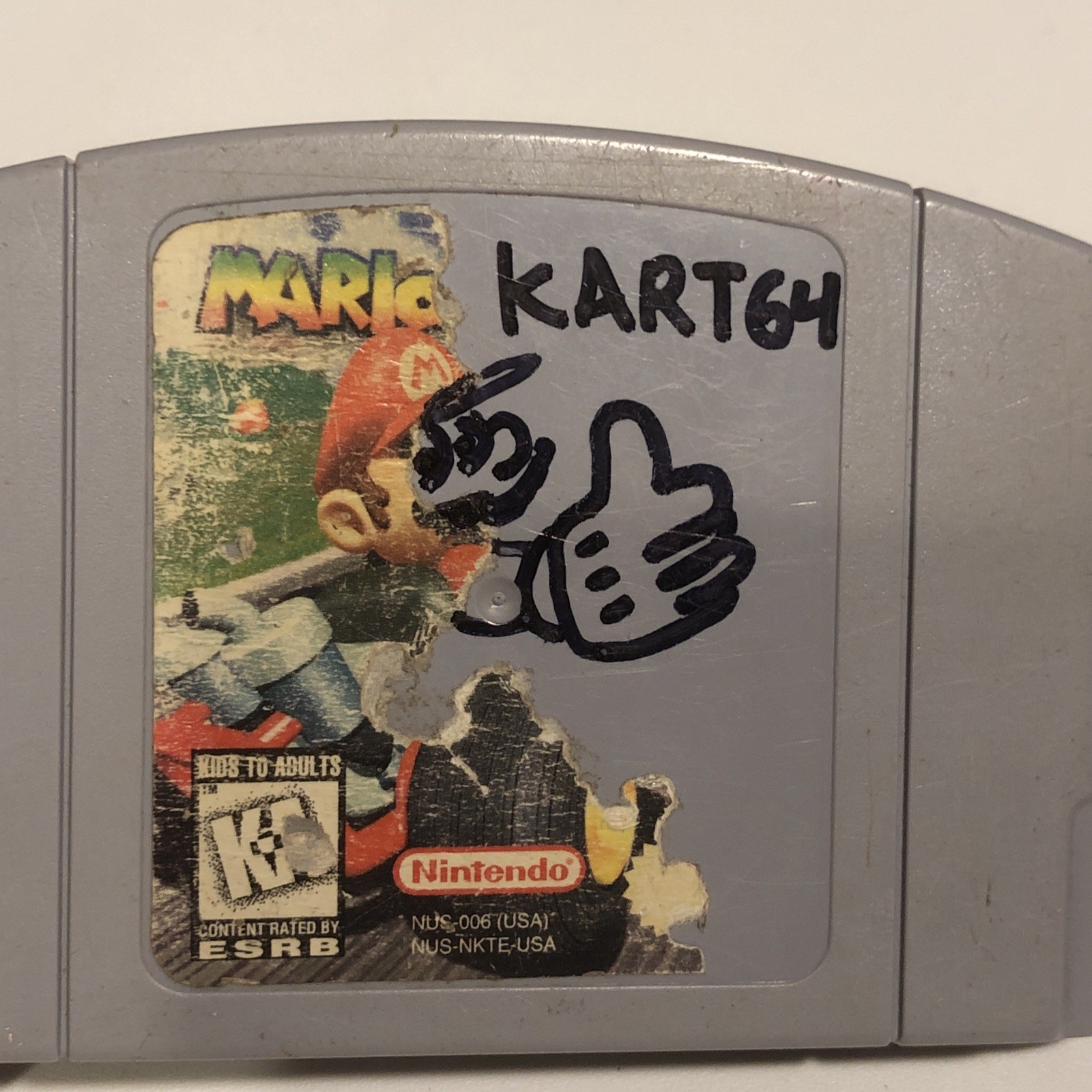 Super Mario Kart Nintendo 64 1997 N64 VideoGame Authentic Works Tested *Writing