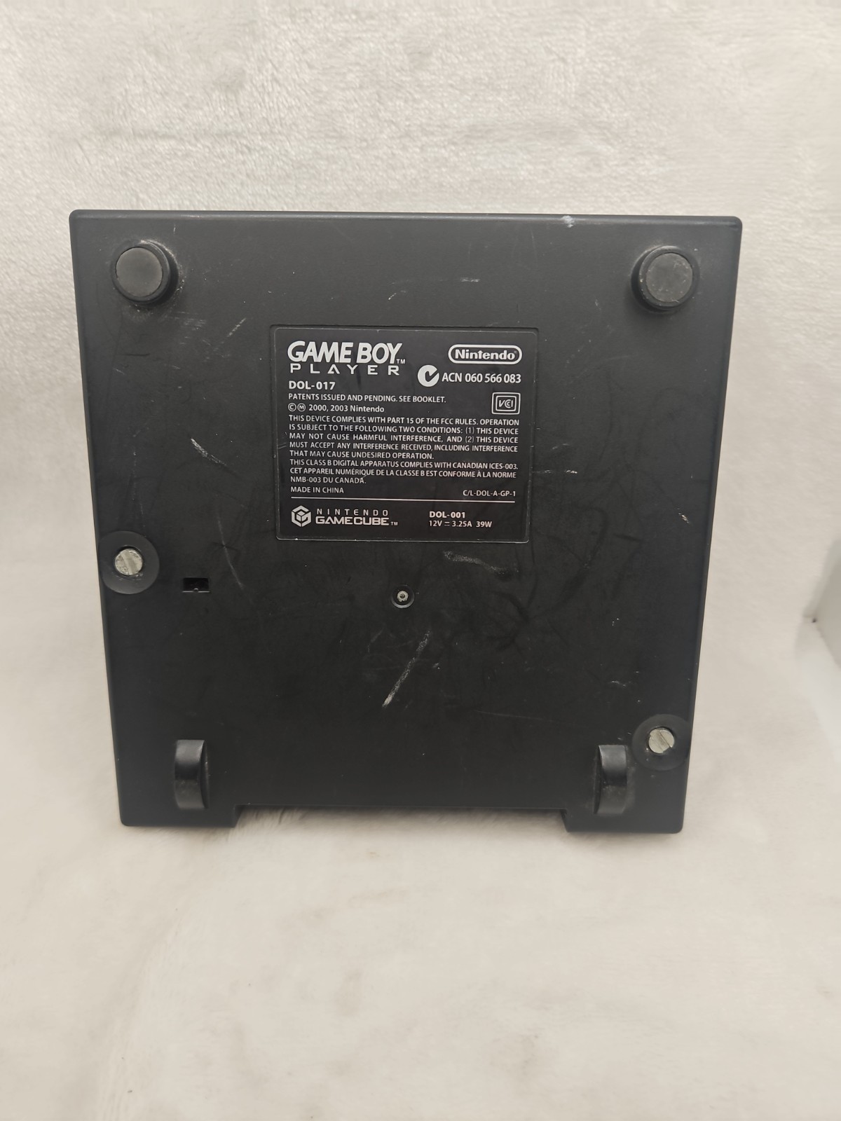 Nintendo Game Boy Adaptor – Black (DOL017) No Disc Untested
