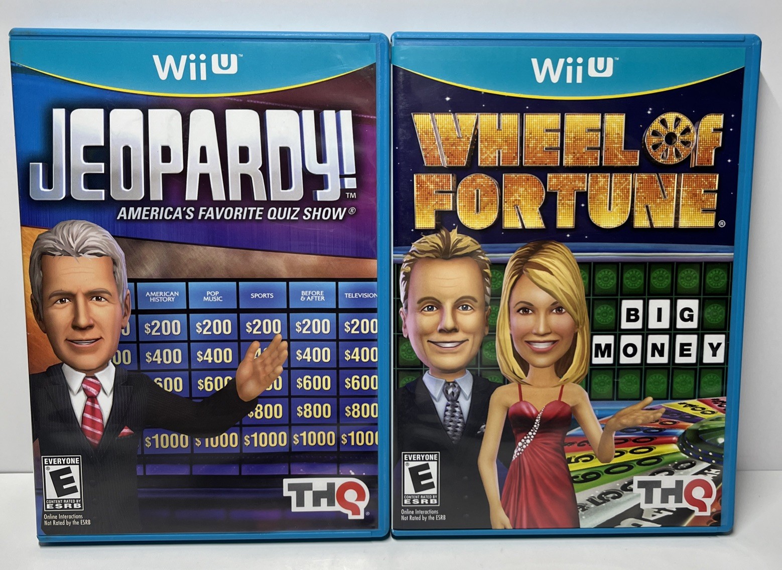 Wheel of Fortune and Jeopardy (Nintendo Wii U, 2012) THQ – CIB and Manuals