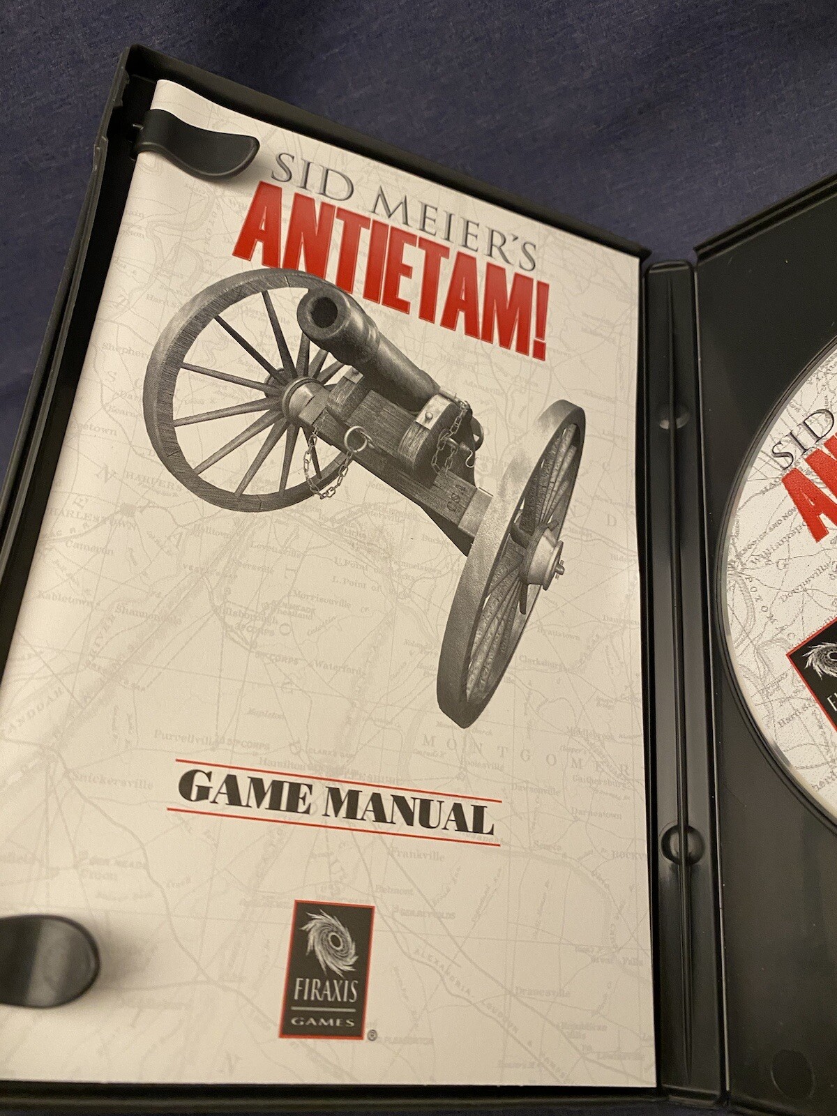 1999 Sid Meier’s ANTIETAM! PC CD-ROM Strategy Game w Manual Case Civil War Win