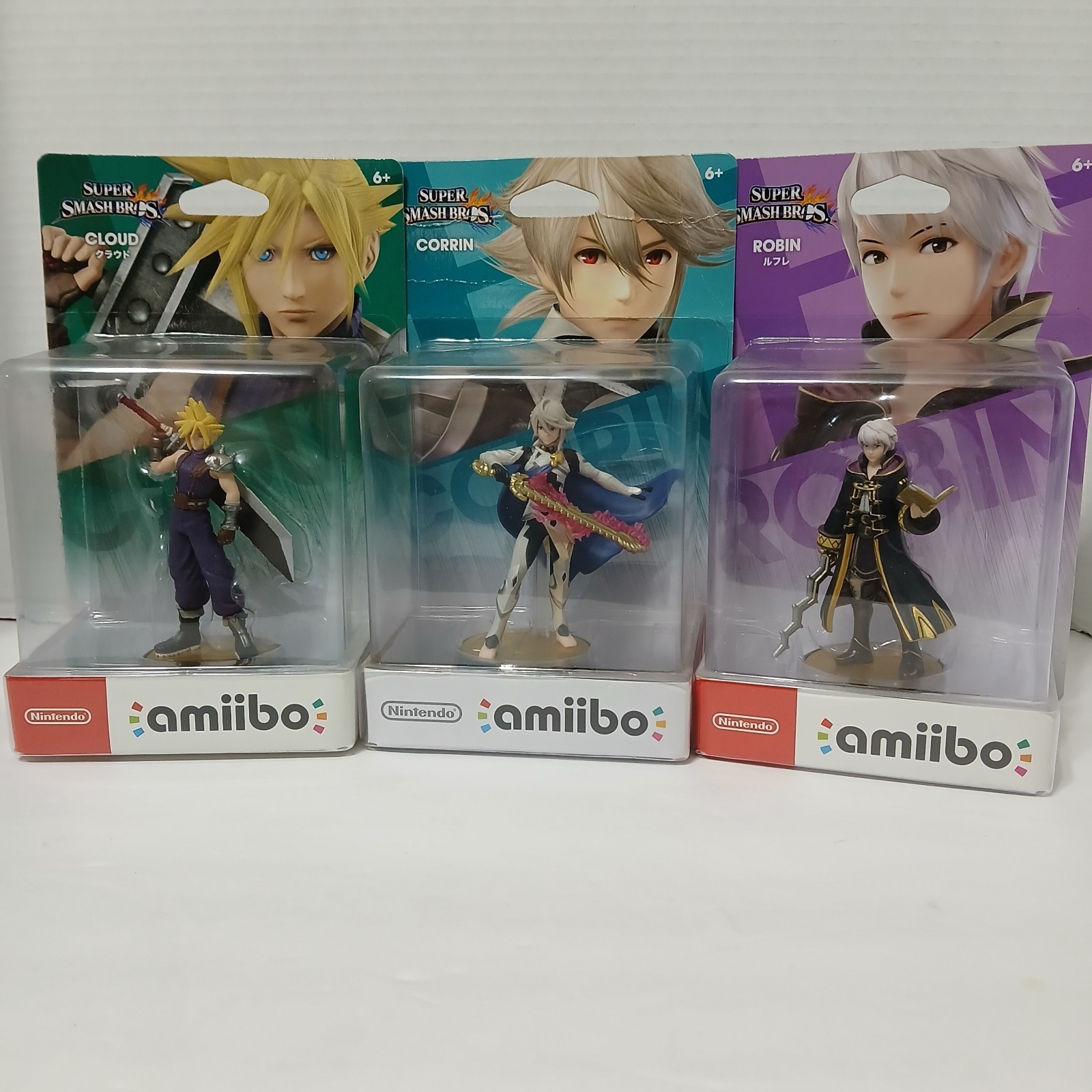 Nintendo Super Smash Bros. – Robin, Cloud, Corrin Amiibos Set (SEE NOTES)