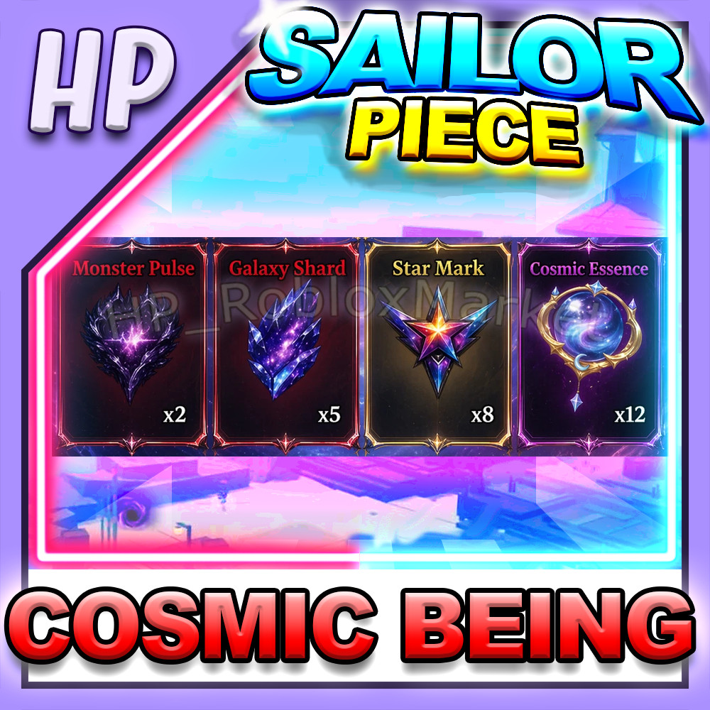 SAILOR PIECE ▶️ COSMIC BEING – Garou | Materials ⚔️ [⚡FAST DELIVERY⚡]