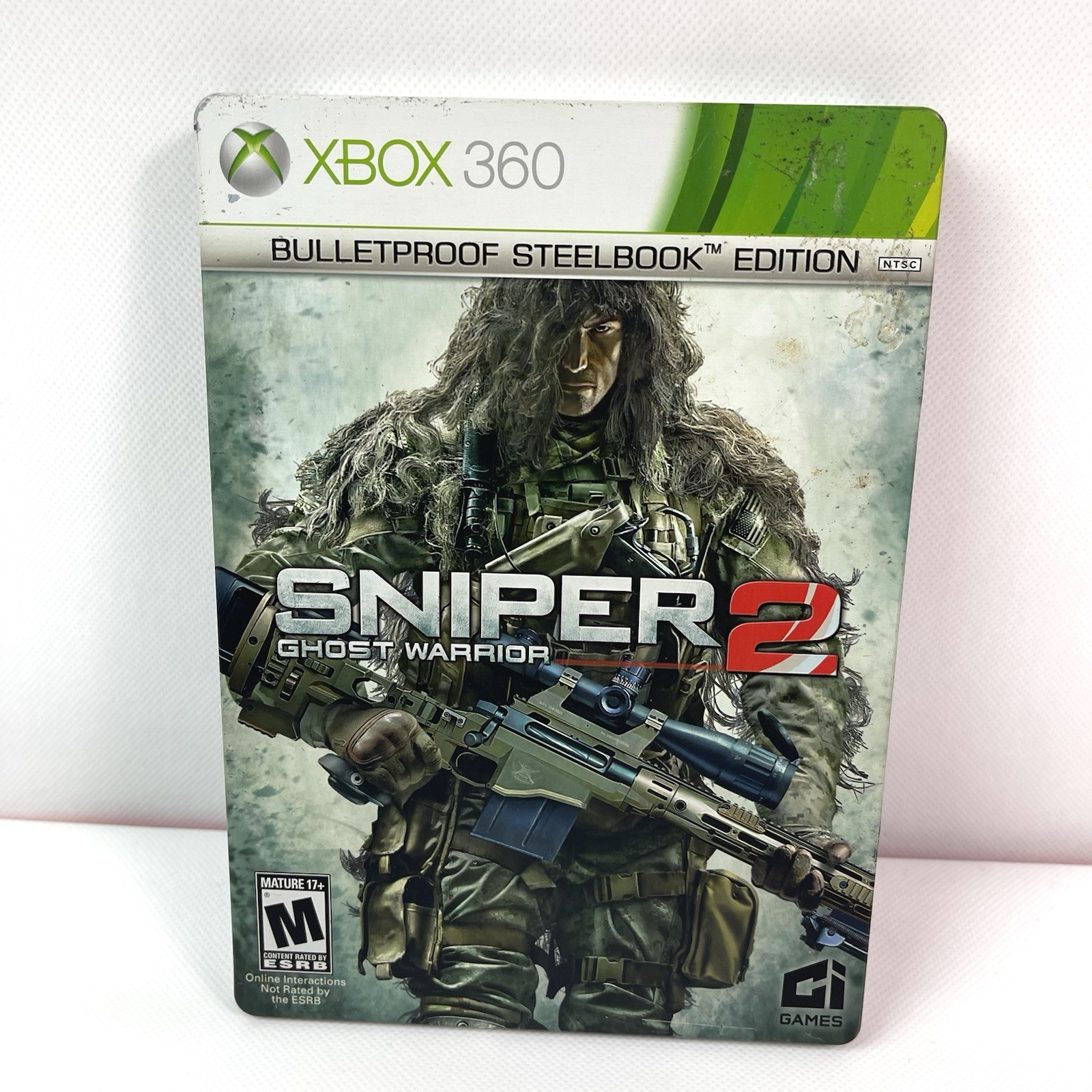 Sniper Ghost Warrior 2 Bulletproof Steelbook Edition Xbox 360 Video Game