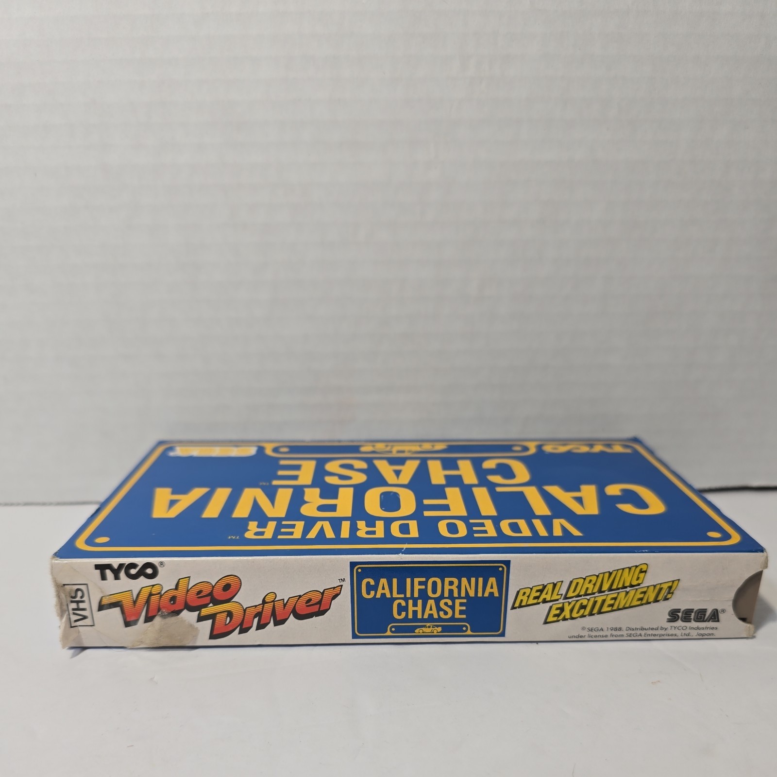 Vintage Tyco Sega Video Driver California Chase Video Tape VHS Game