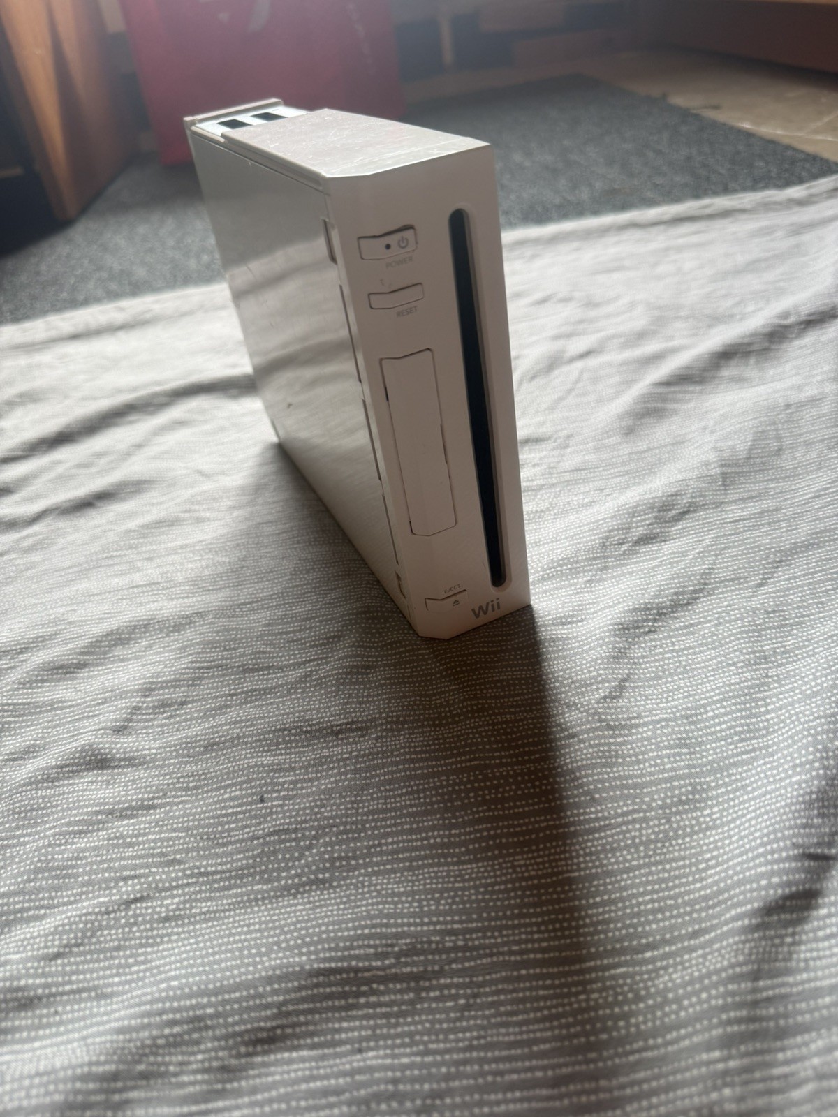 Nintendo Wii Console White For Parts Or Repair Not Sure If Work Or Not 3897