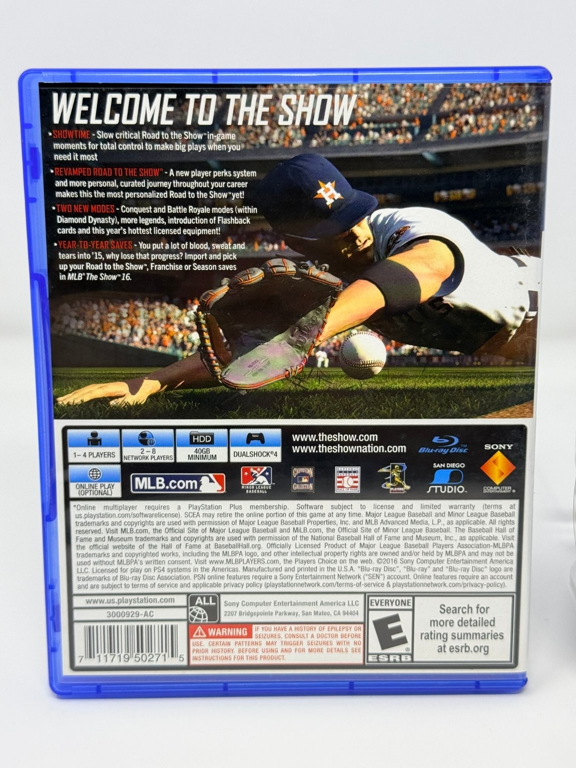 MLB The Show 16 PS4 Video Game Baseball Sports Tested