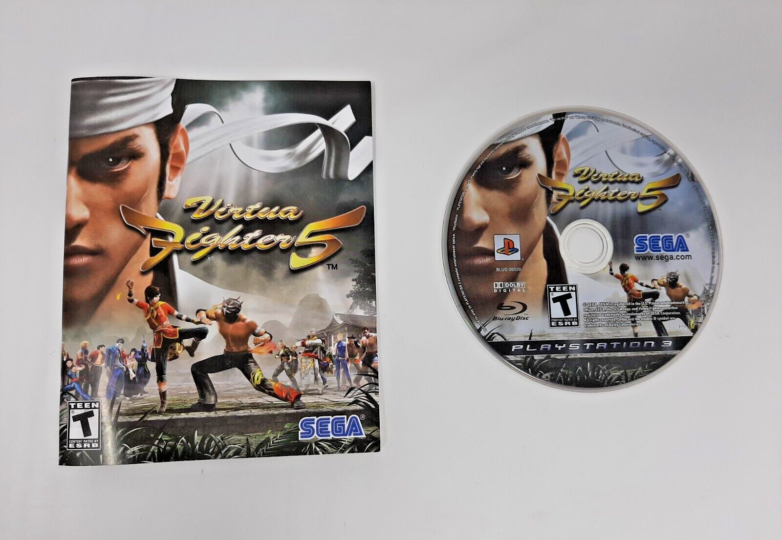 Virtua Fighter 5 – Sony Playstation 3, 2006 *Disc and Manual Only*