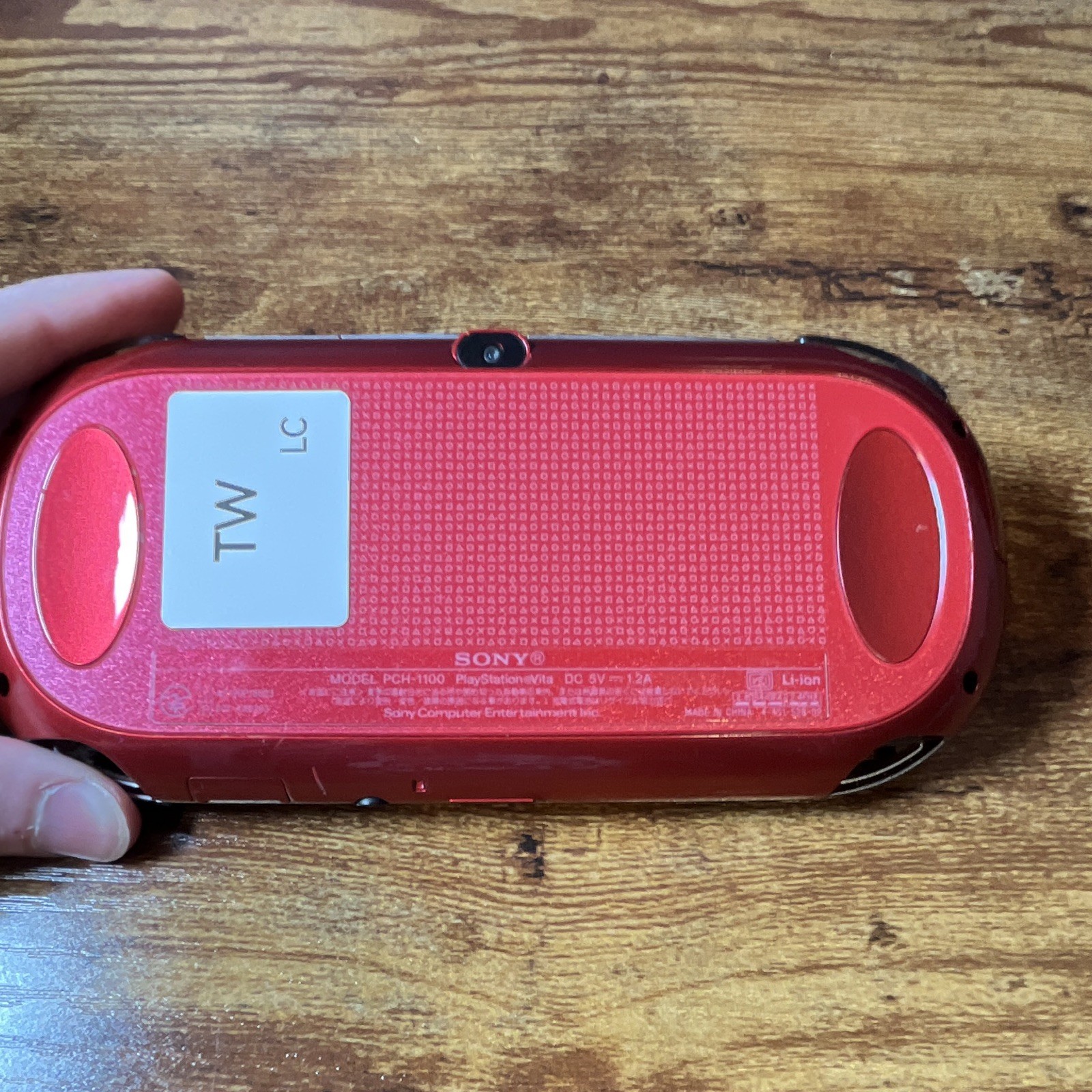 Sony PS Vita PCH-1100 OLED Cosmic Red Handheld Console Tested Works Excellent