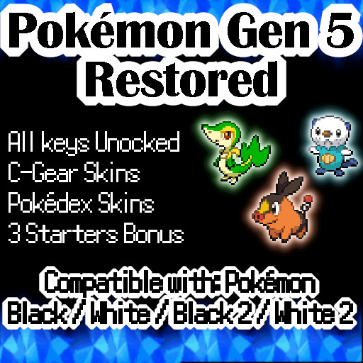 Pokemon Black & White / Black 2 & White 2 Features RESTORED
