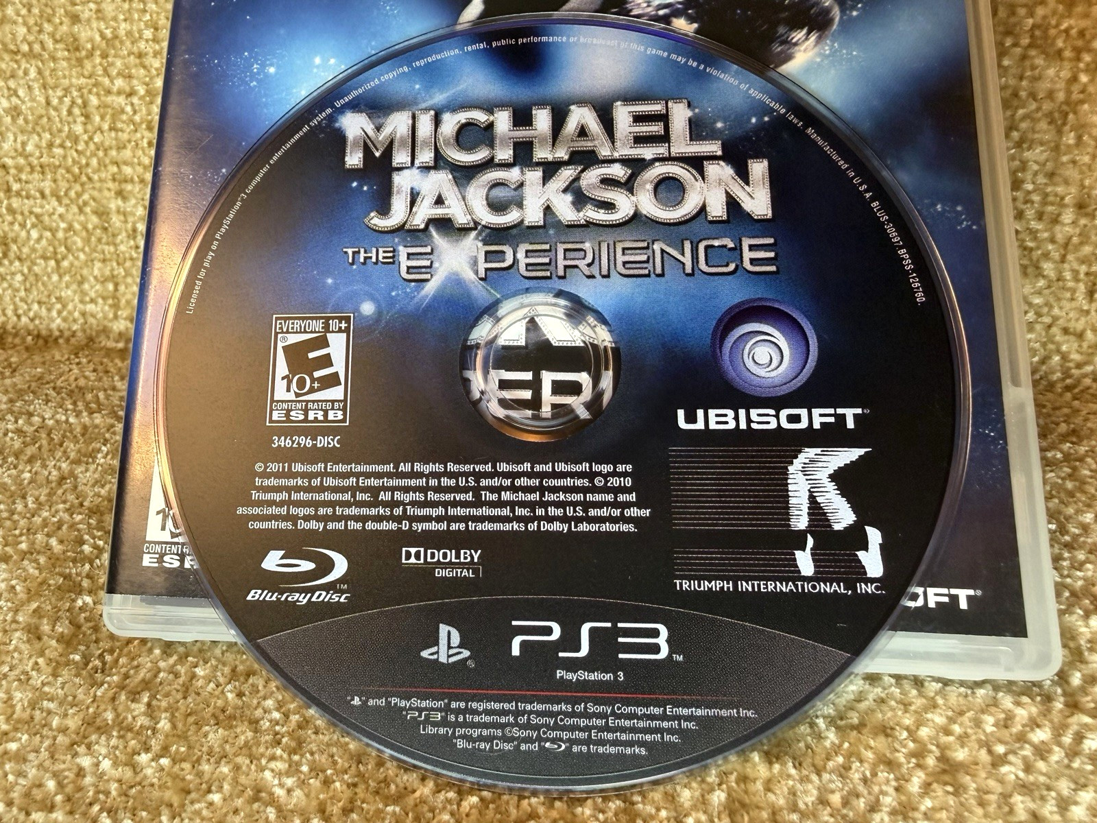 PlayStation 3 Michael Jackson: The Experience PS-Move Game ! CIB & Tested ! PS3