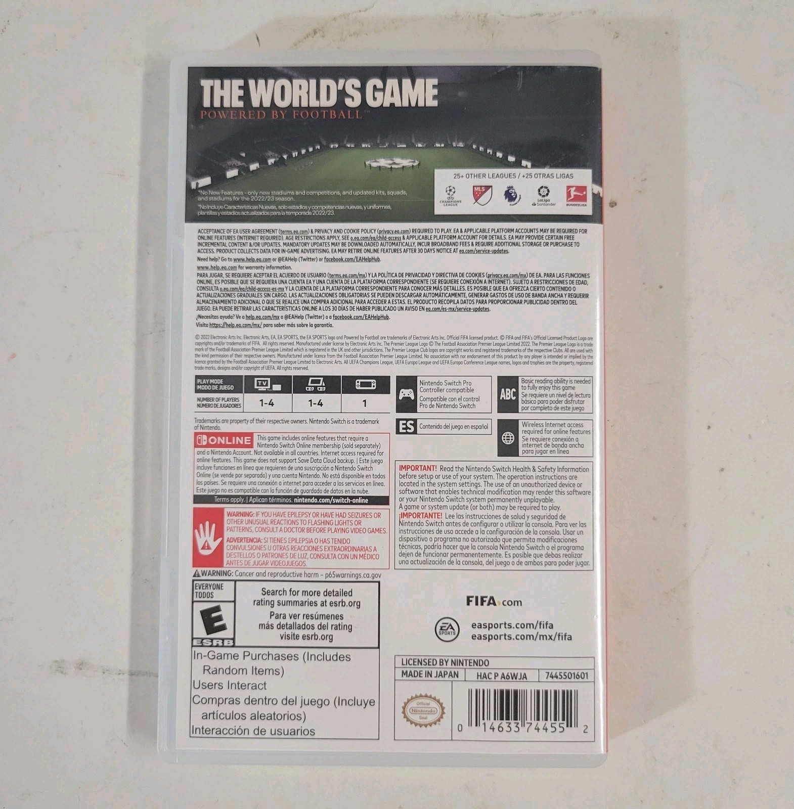 EA Sports FIFA 23 Legacy Edition Nintendo Switch Soccer Video Game
