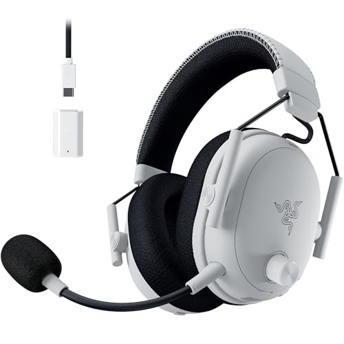 Razer BlackShark V3 Pro Wireless ANC Gaming Headset — ANC, Detachable White PC