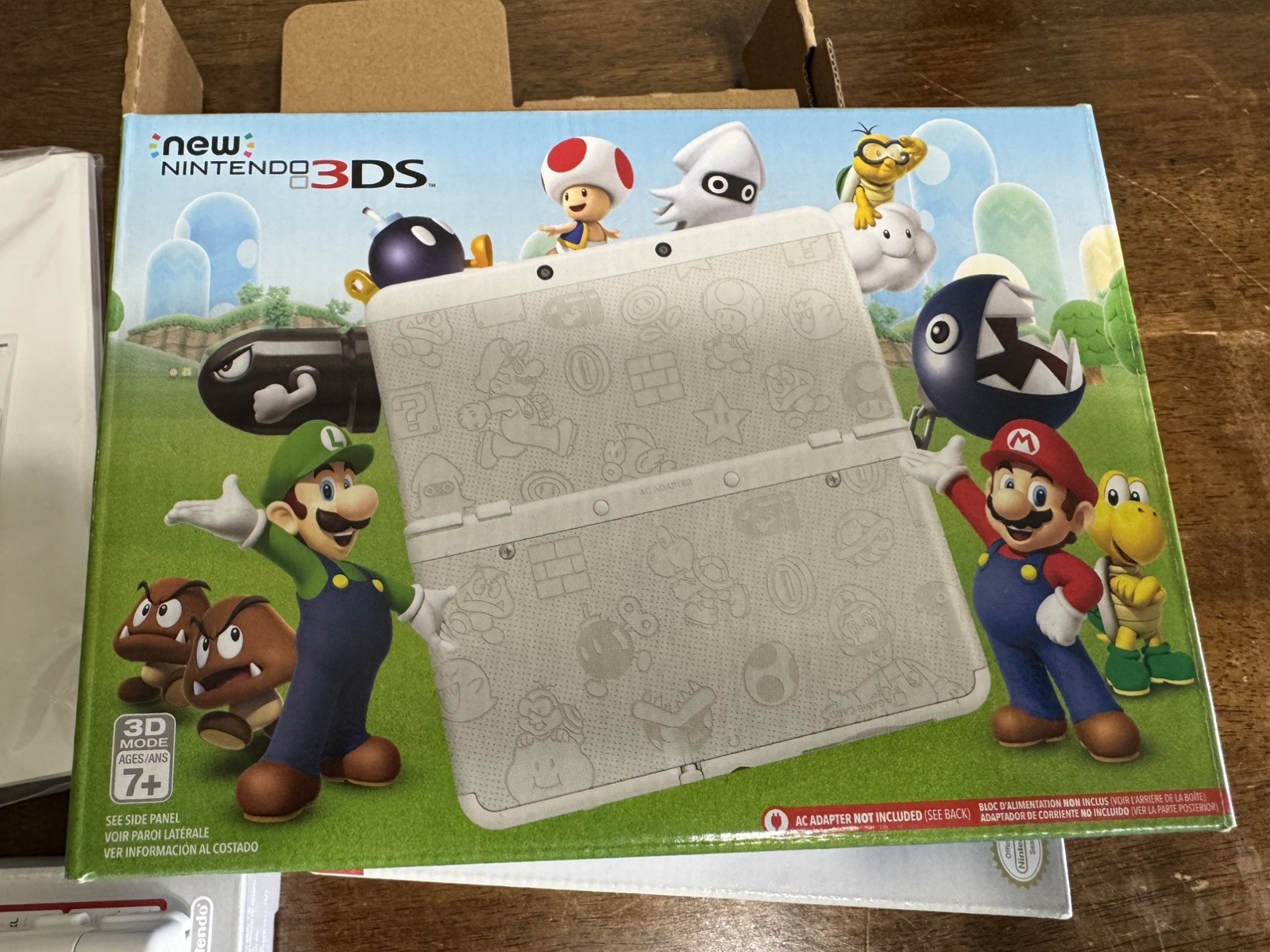 New Nintendo 3DS White Super Mario Black Friday Edition Console