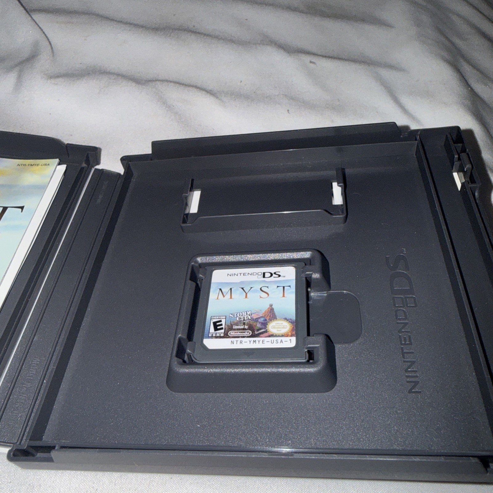Myst Nintendo DS 2008 Complete CIB W/ Manual Puzzle Adventure Game Tested
